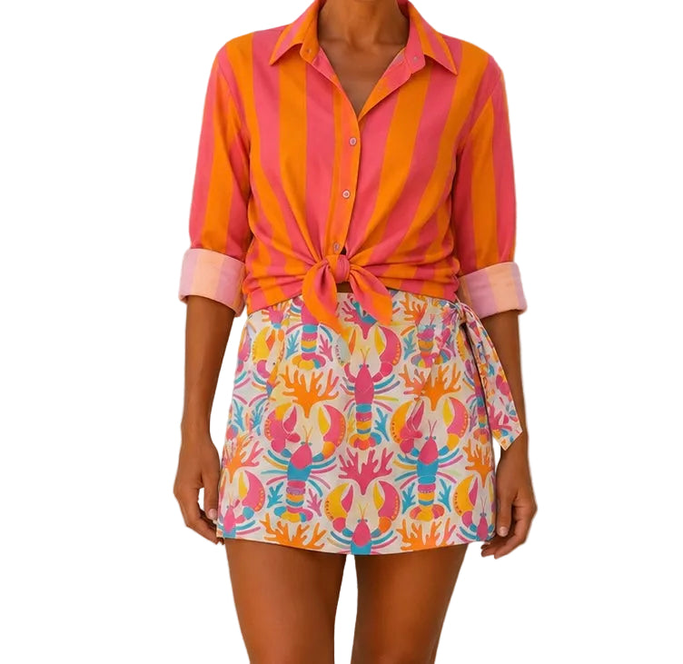 Susy mix gonna pareo arancio