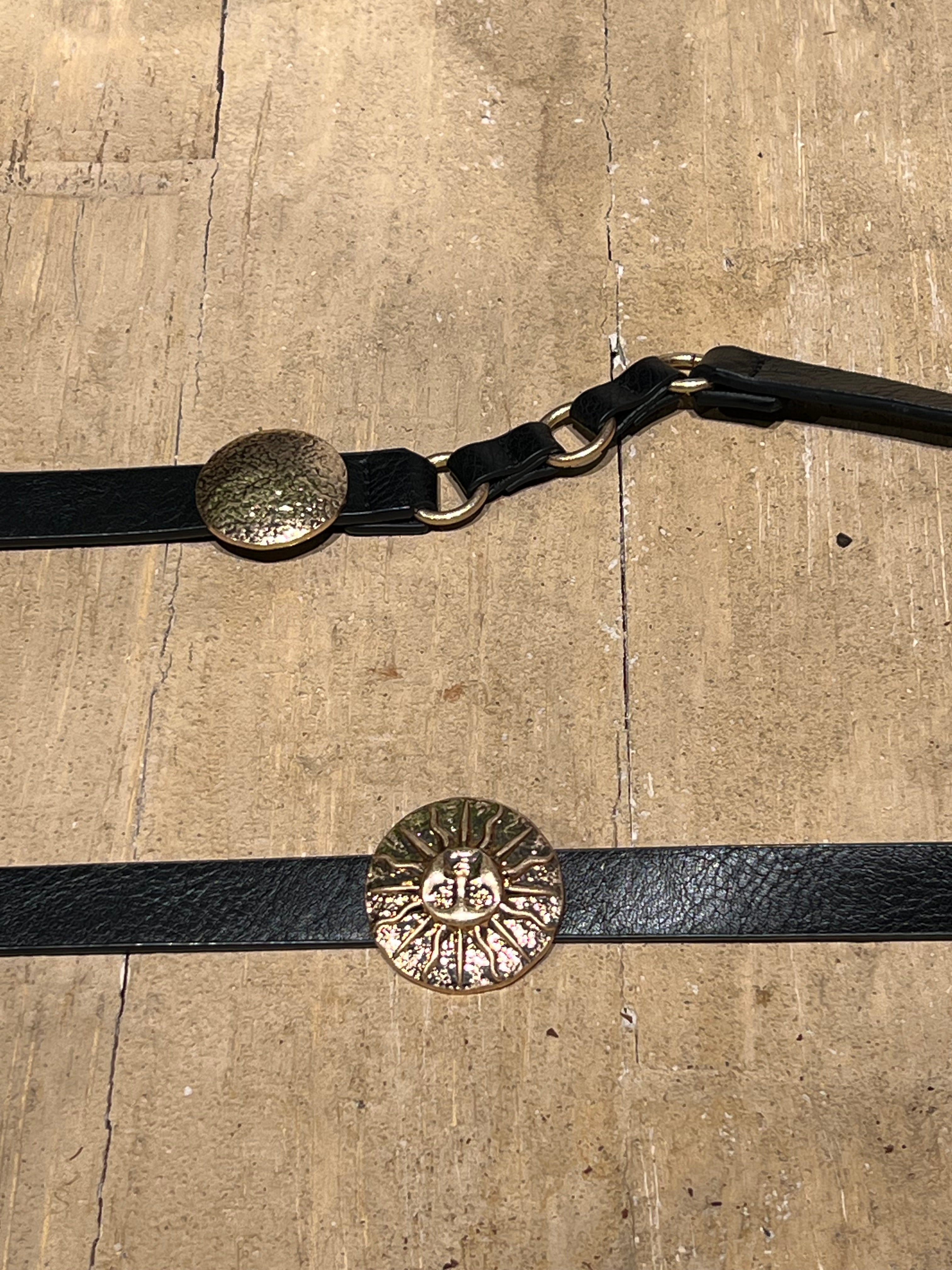 Matié cintura pelle sole nero