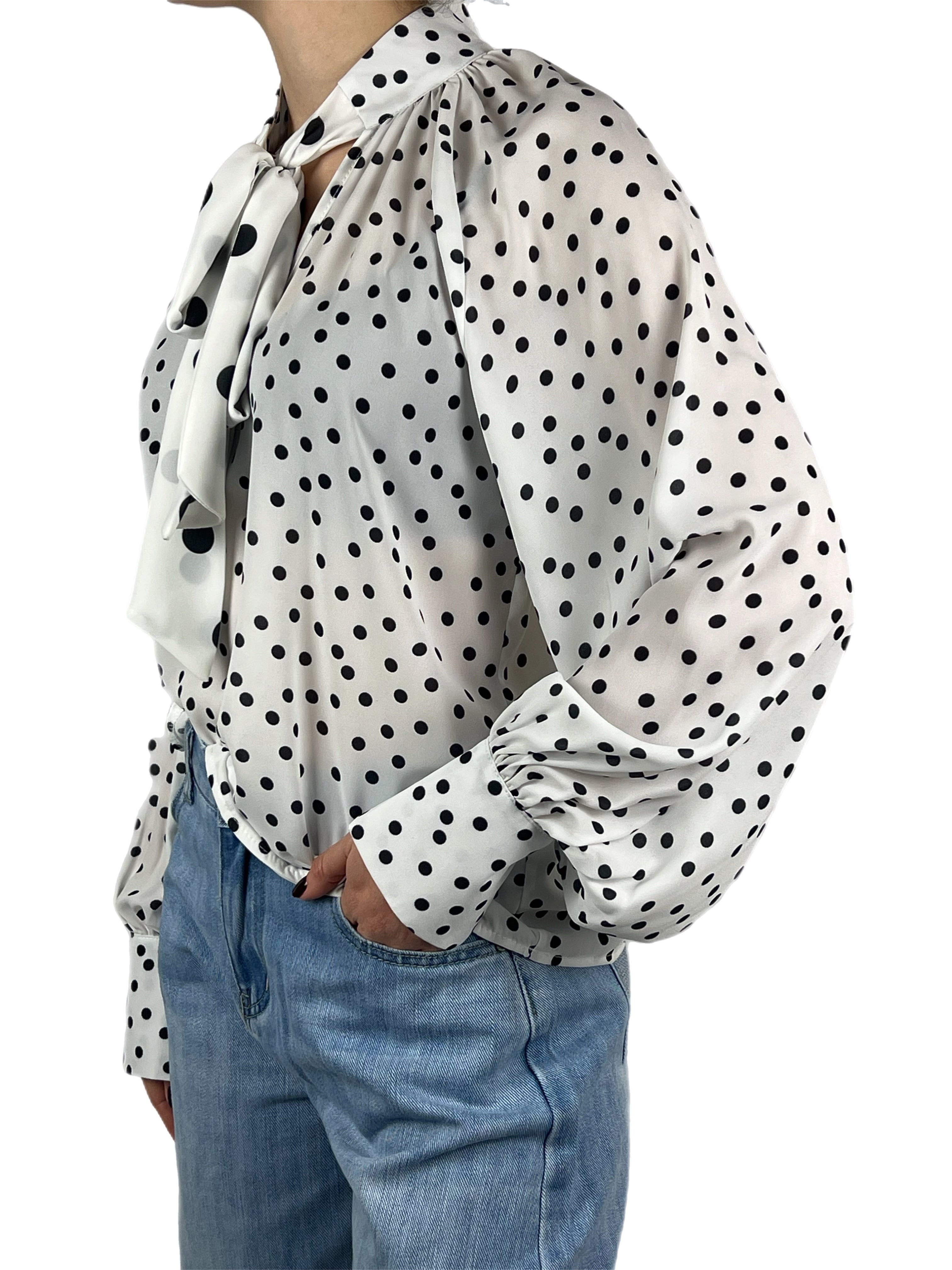 Two way blusa pois