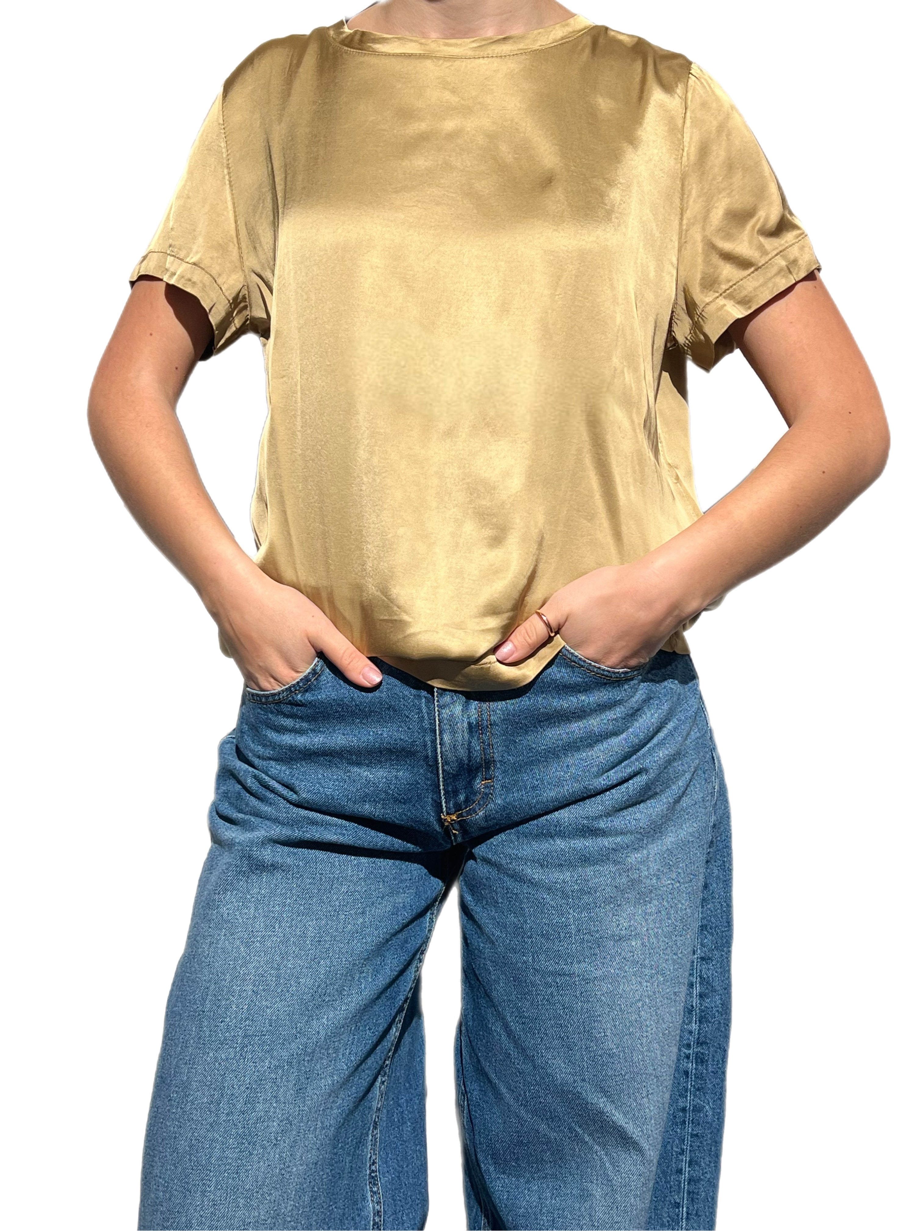 Matié t-shirt tulipano oro