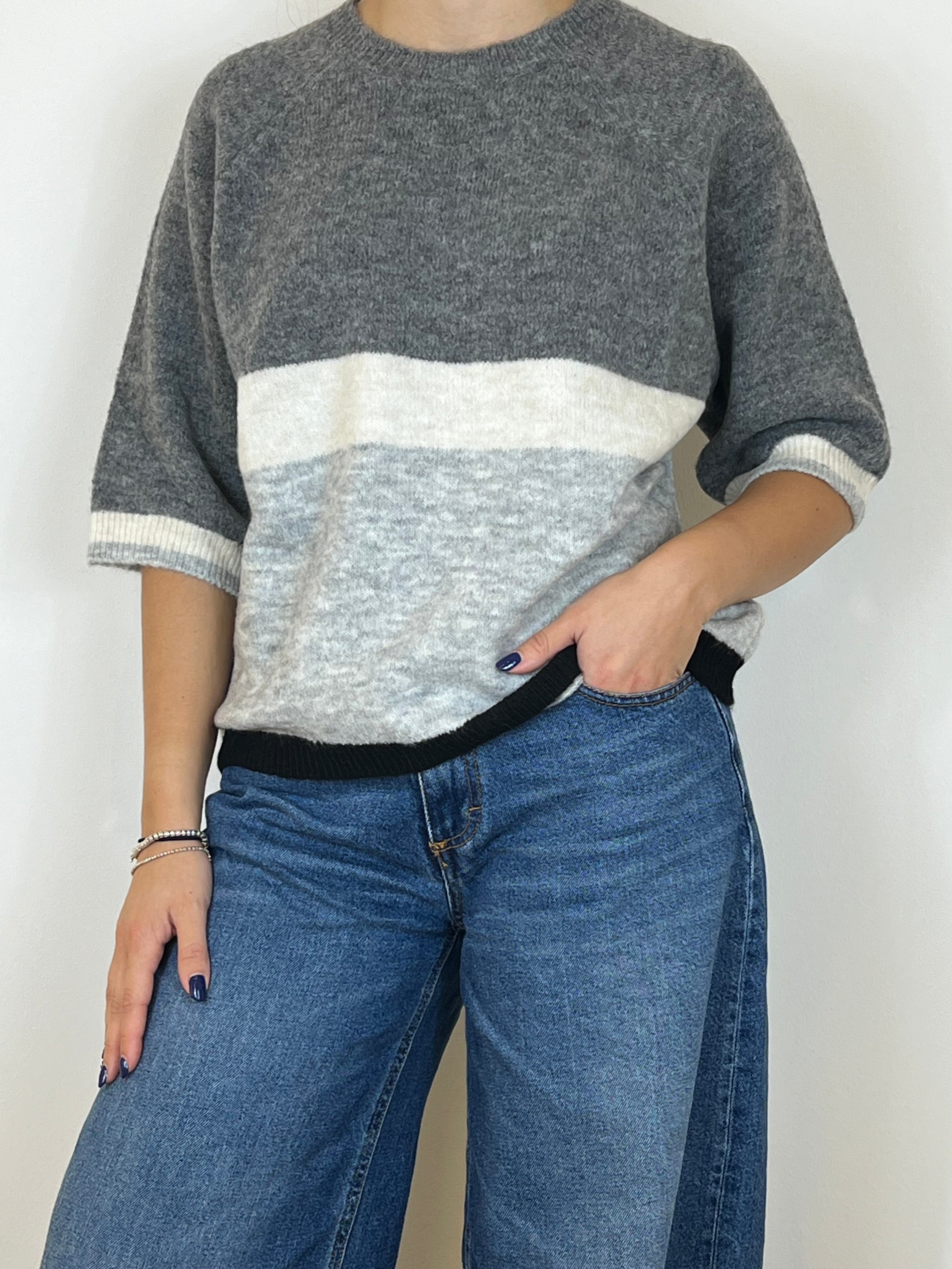Susy mix maglia rio grigio
