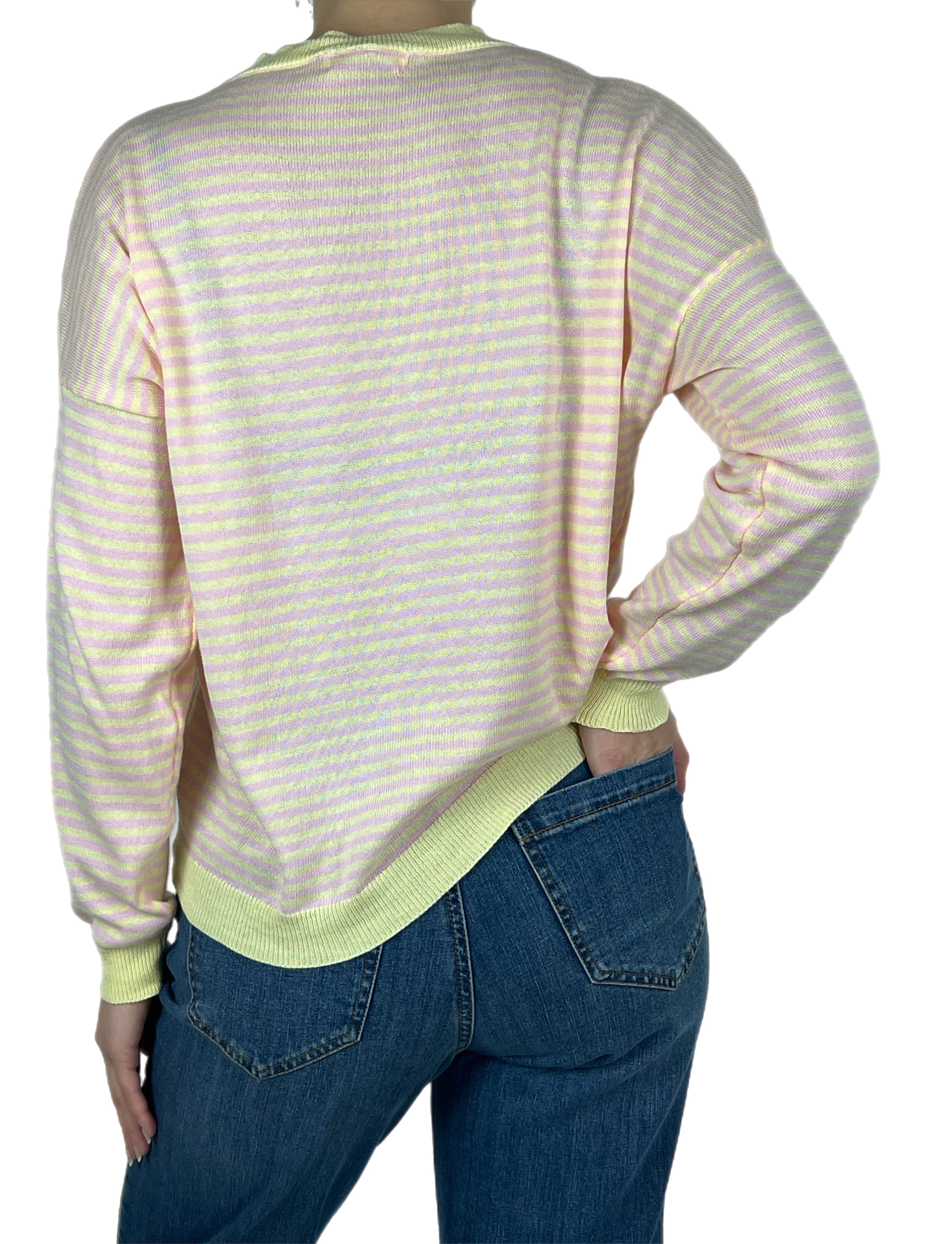 Matié maglia Evelyn limone/cipria