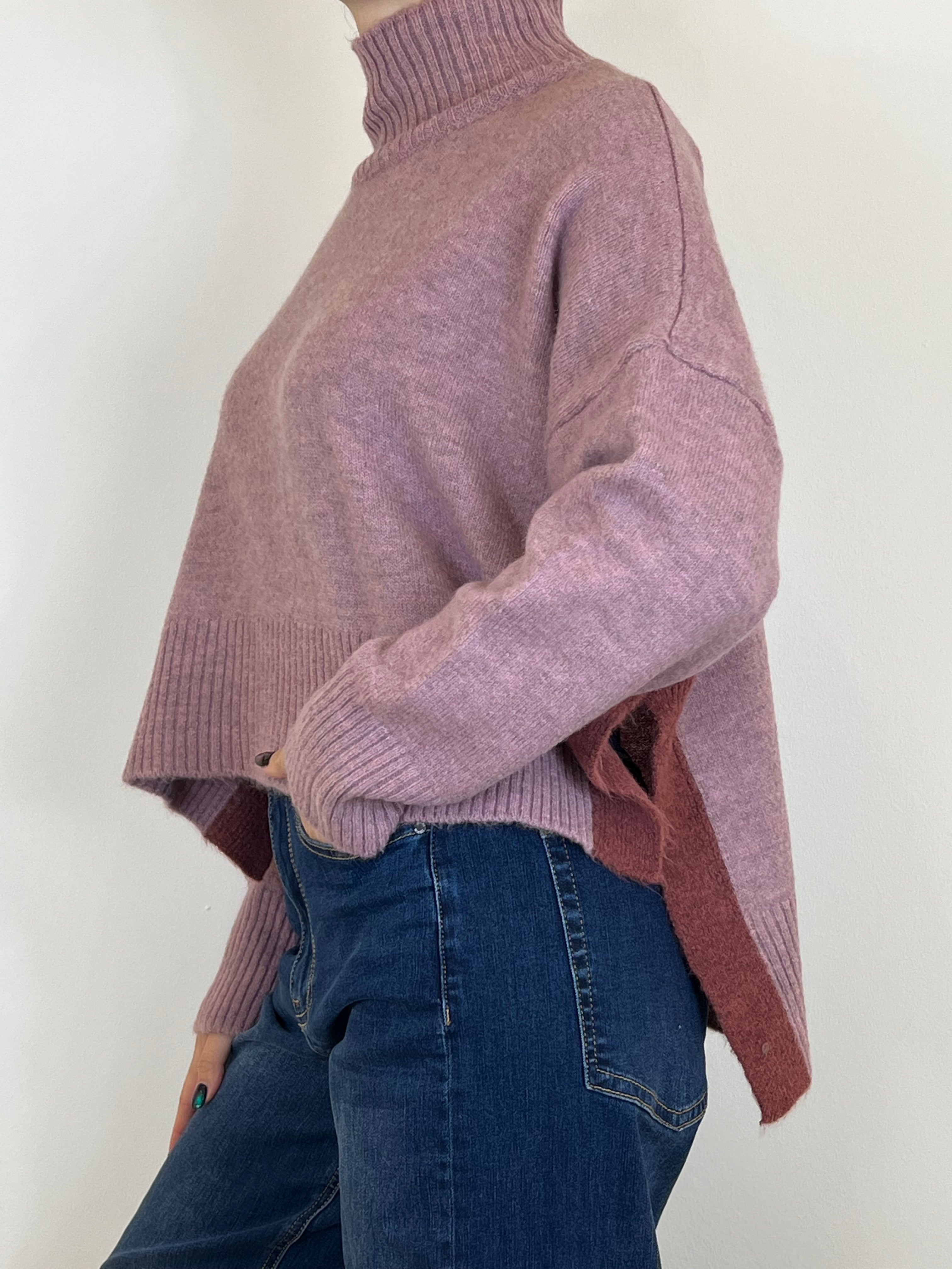 Matié maglia lea rosa/salmone