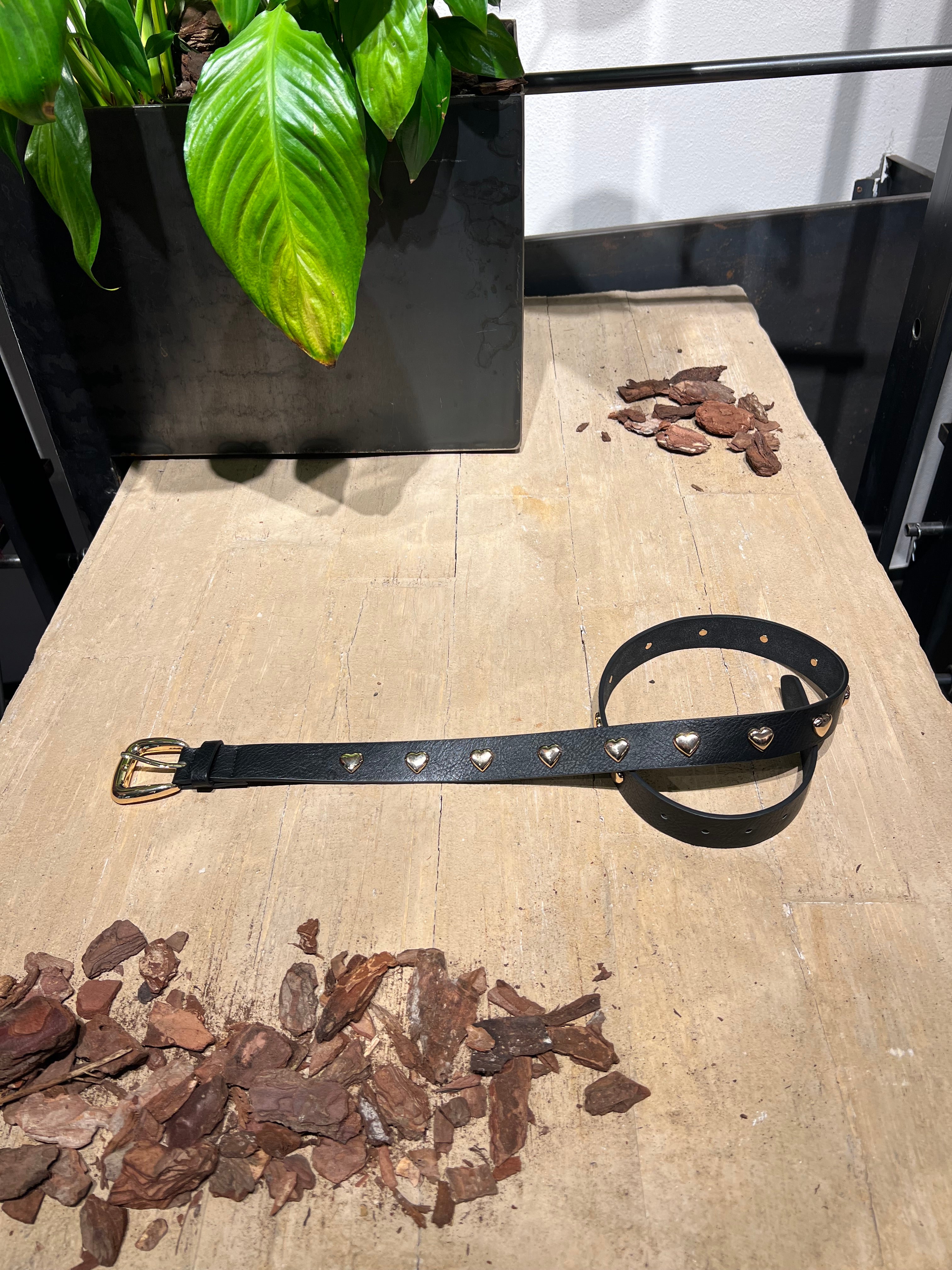 Matié cintura cuoricino nero