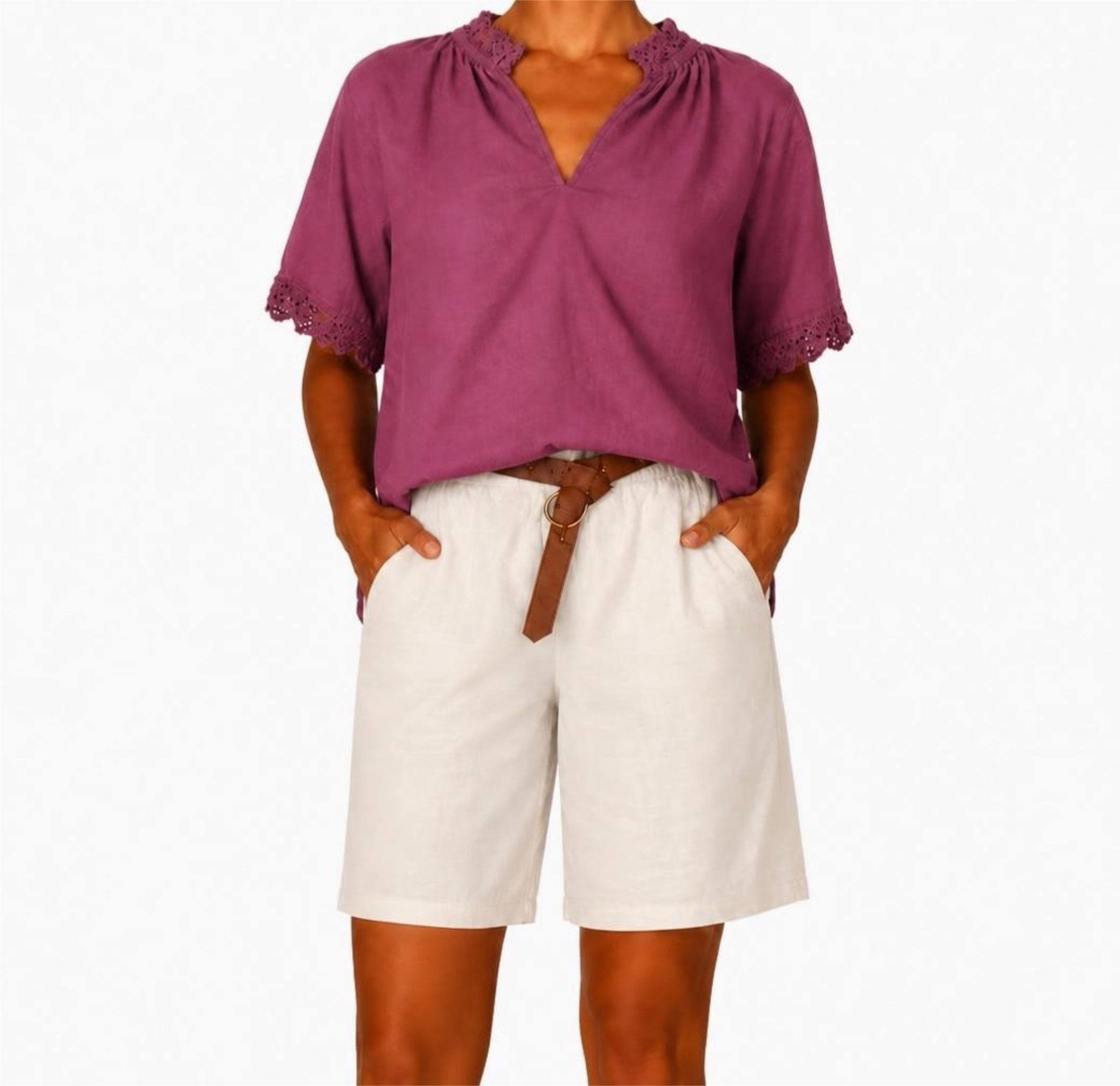 Matié blusa salema prugna