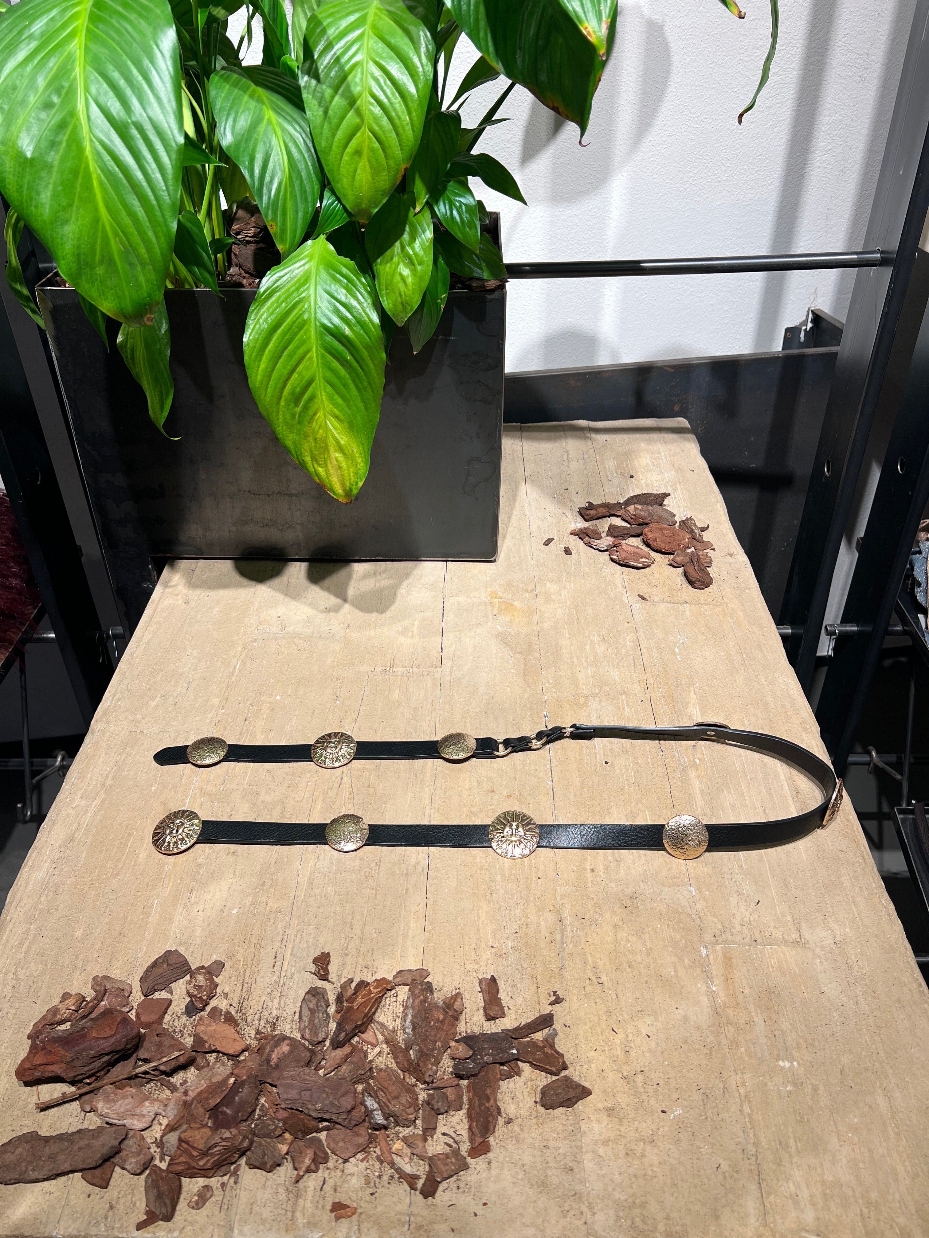 Matié cintura pelle sole nero