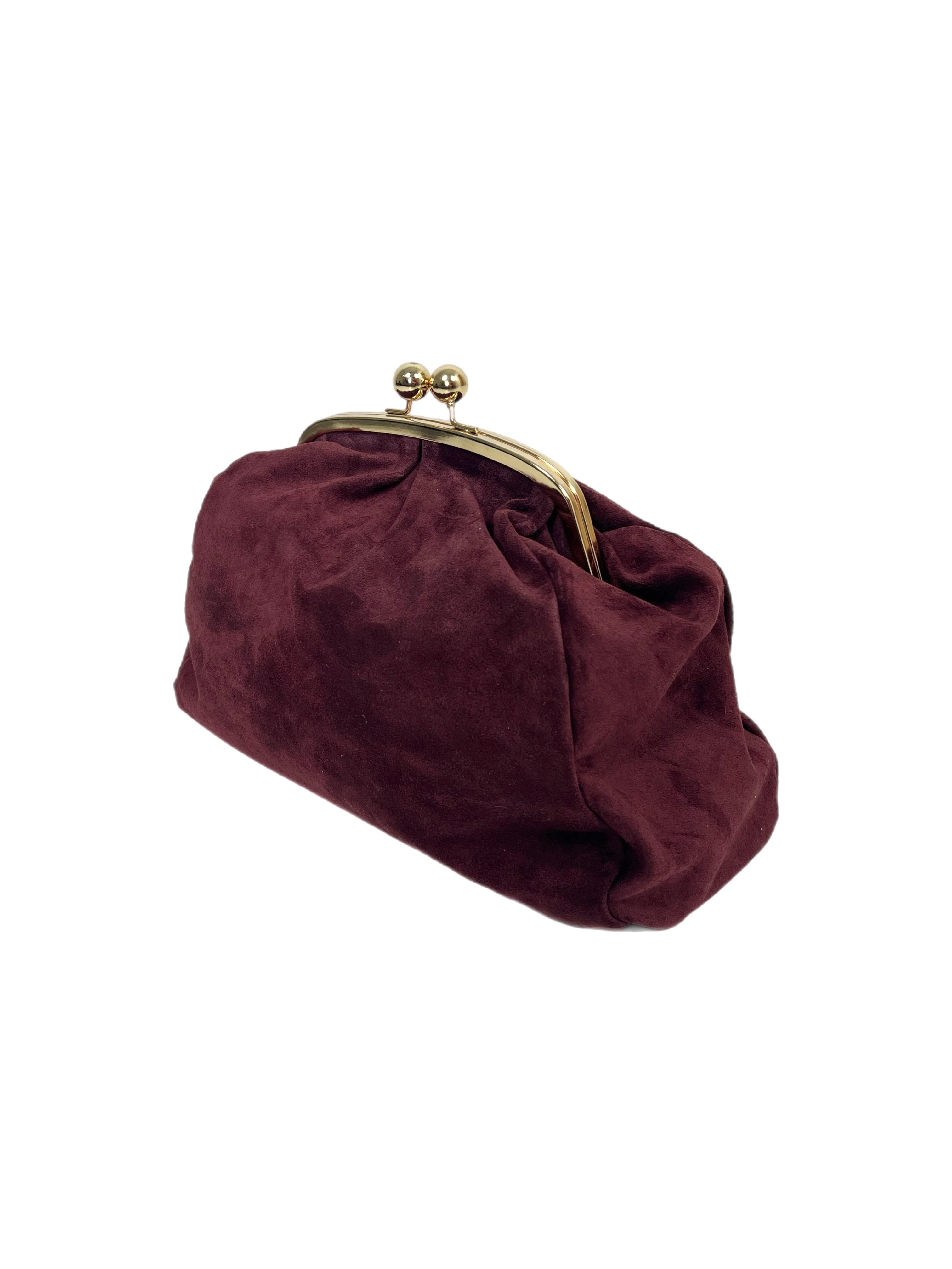 Matié borsa agnese camoscio bordeaux