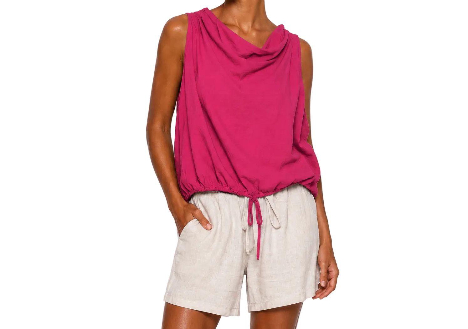 Matié canotta chantal fucsia