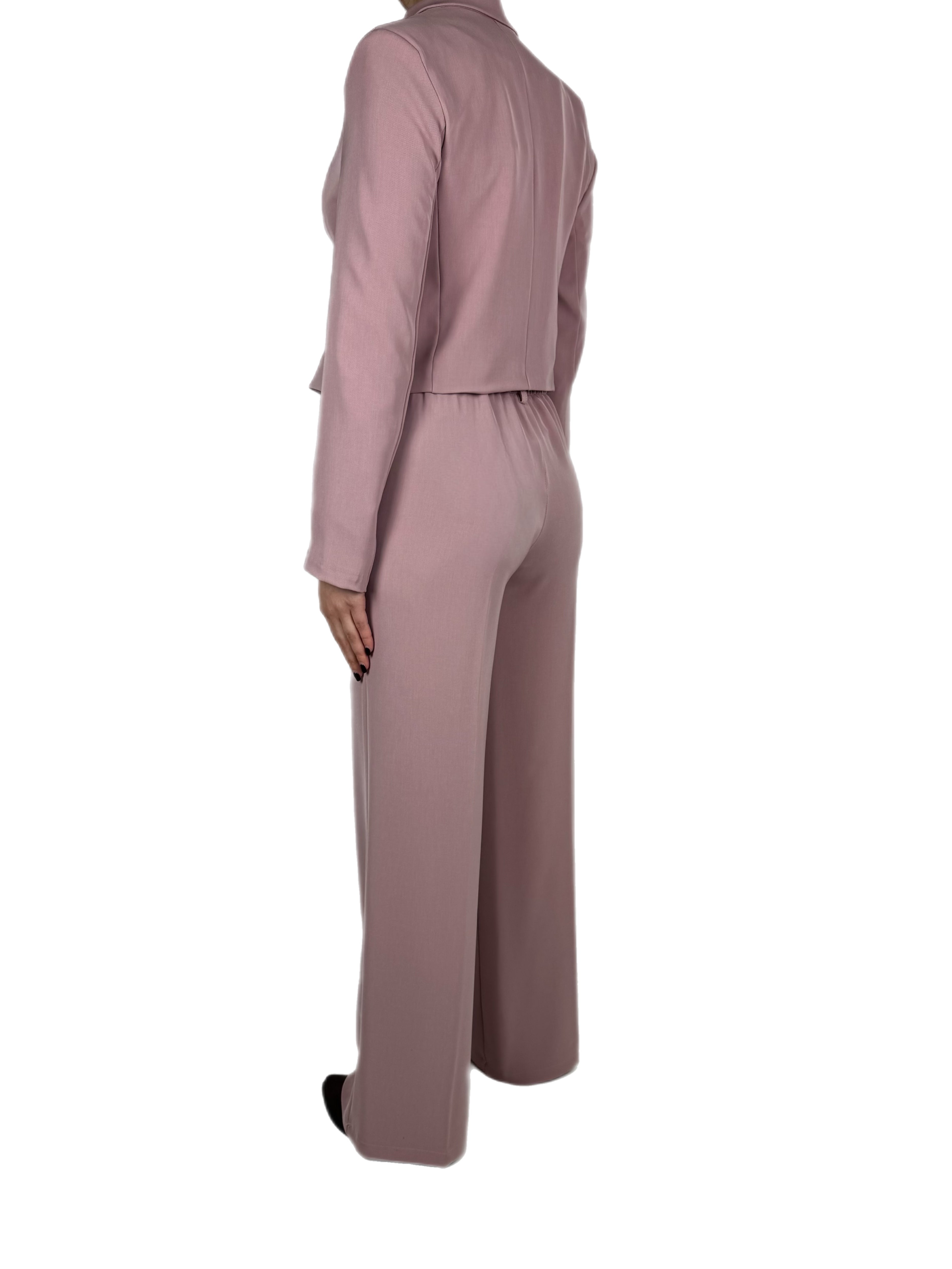 Brend completo crop rosa