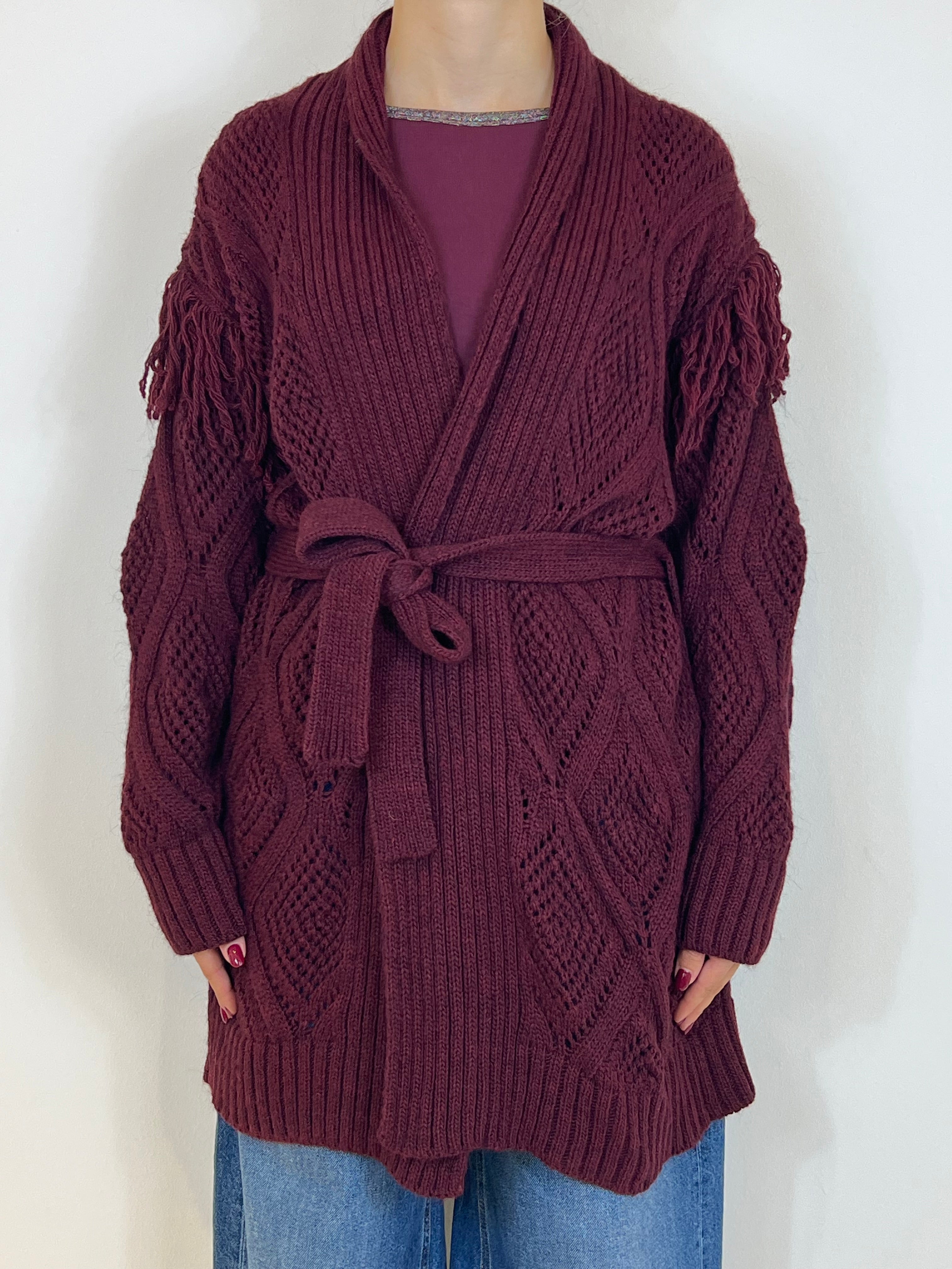 Matié cardigan frange