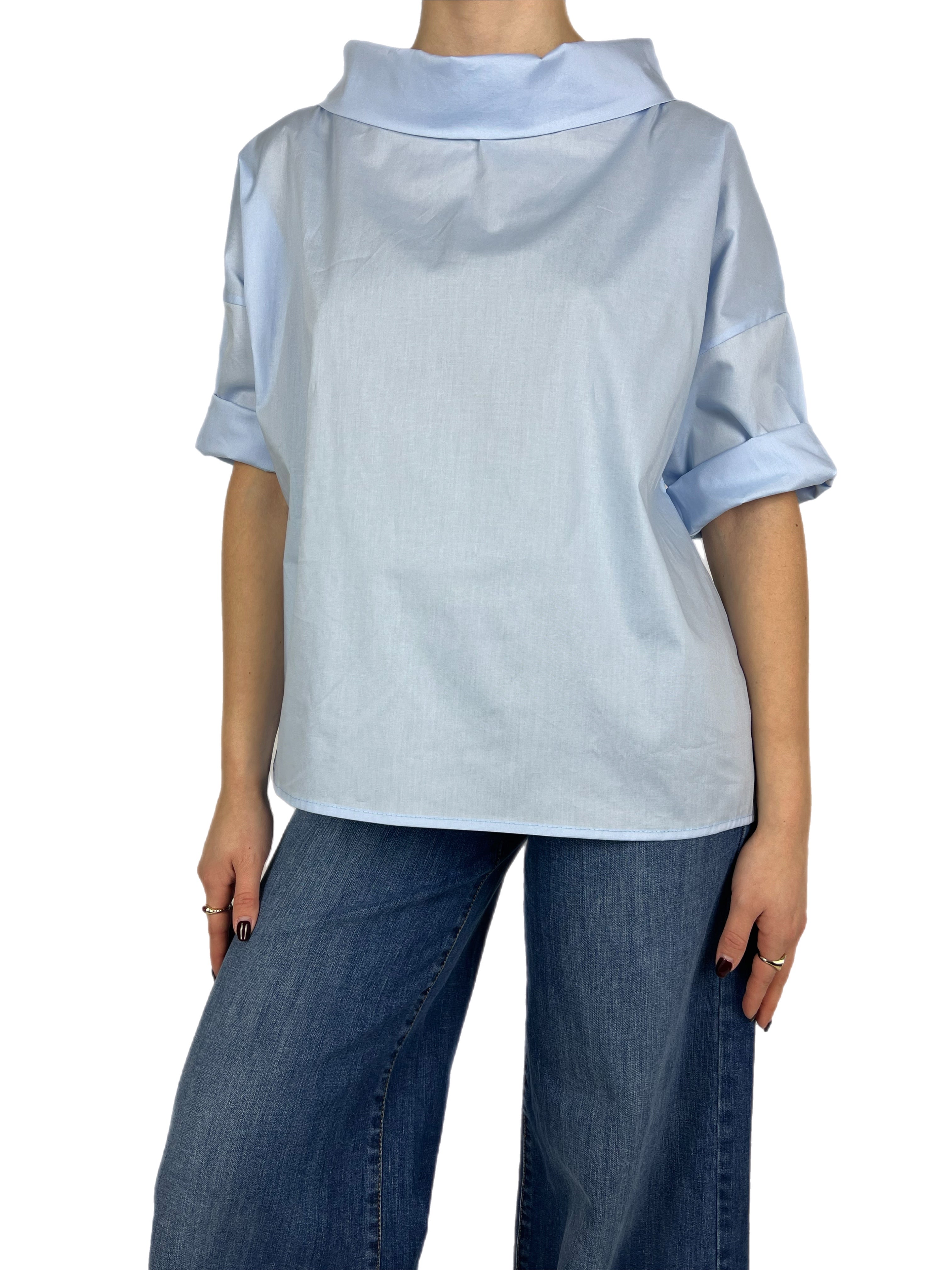 Matié blusa opal azzurro