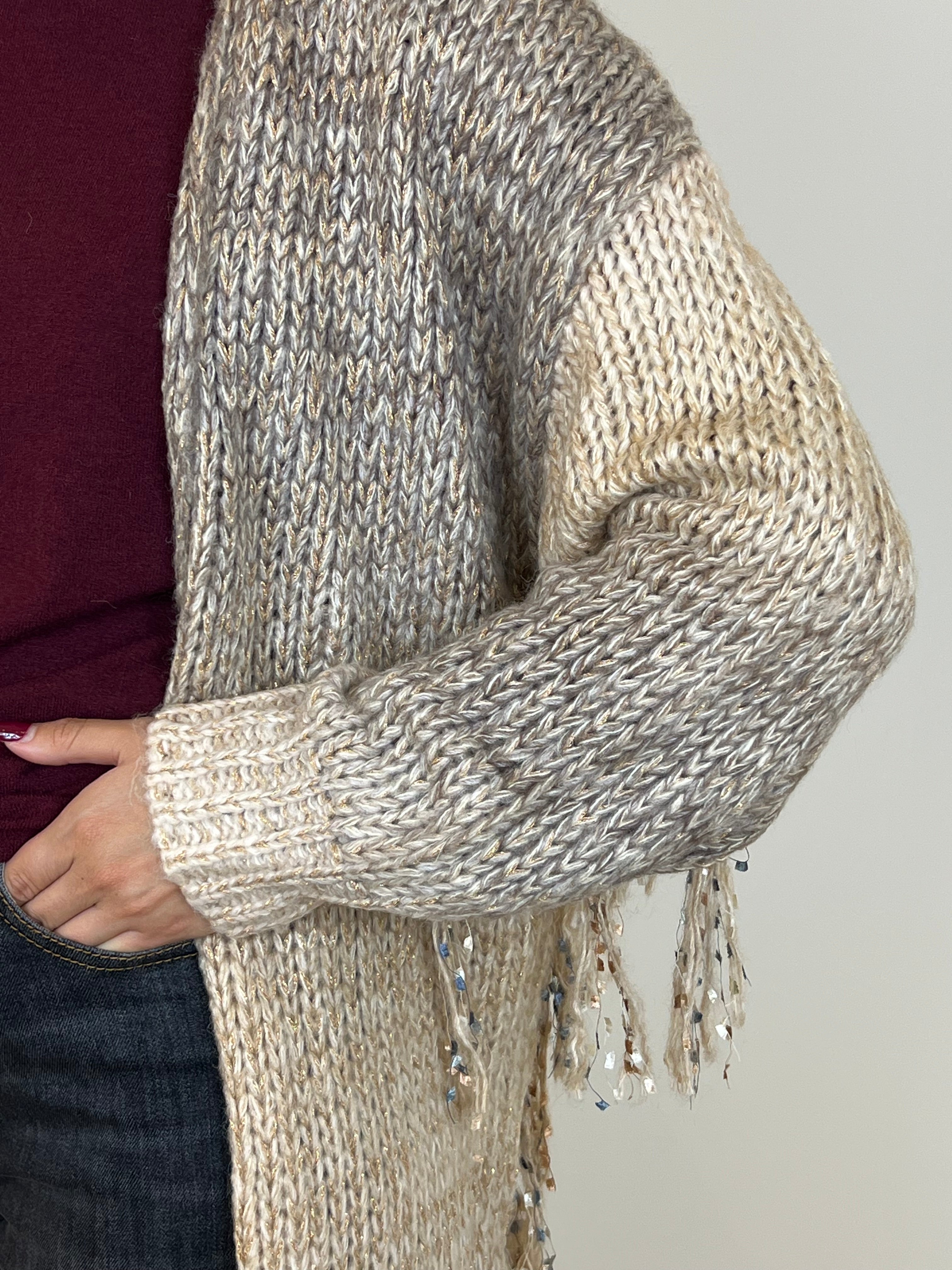 Matié cardigan frange mimi