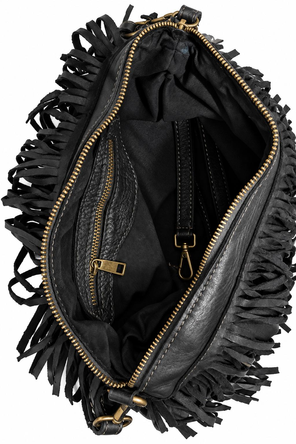 Matié borsa pelle chicca nero