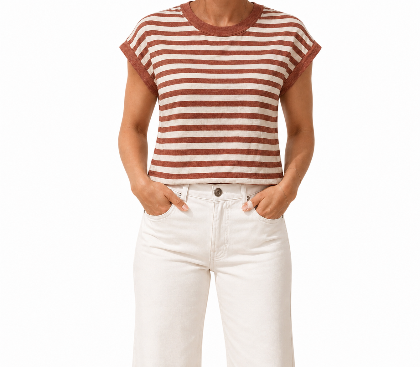 Matié maglia riviera panna/coccio