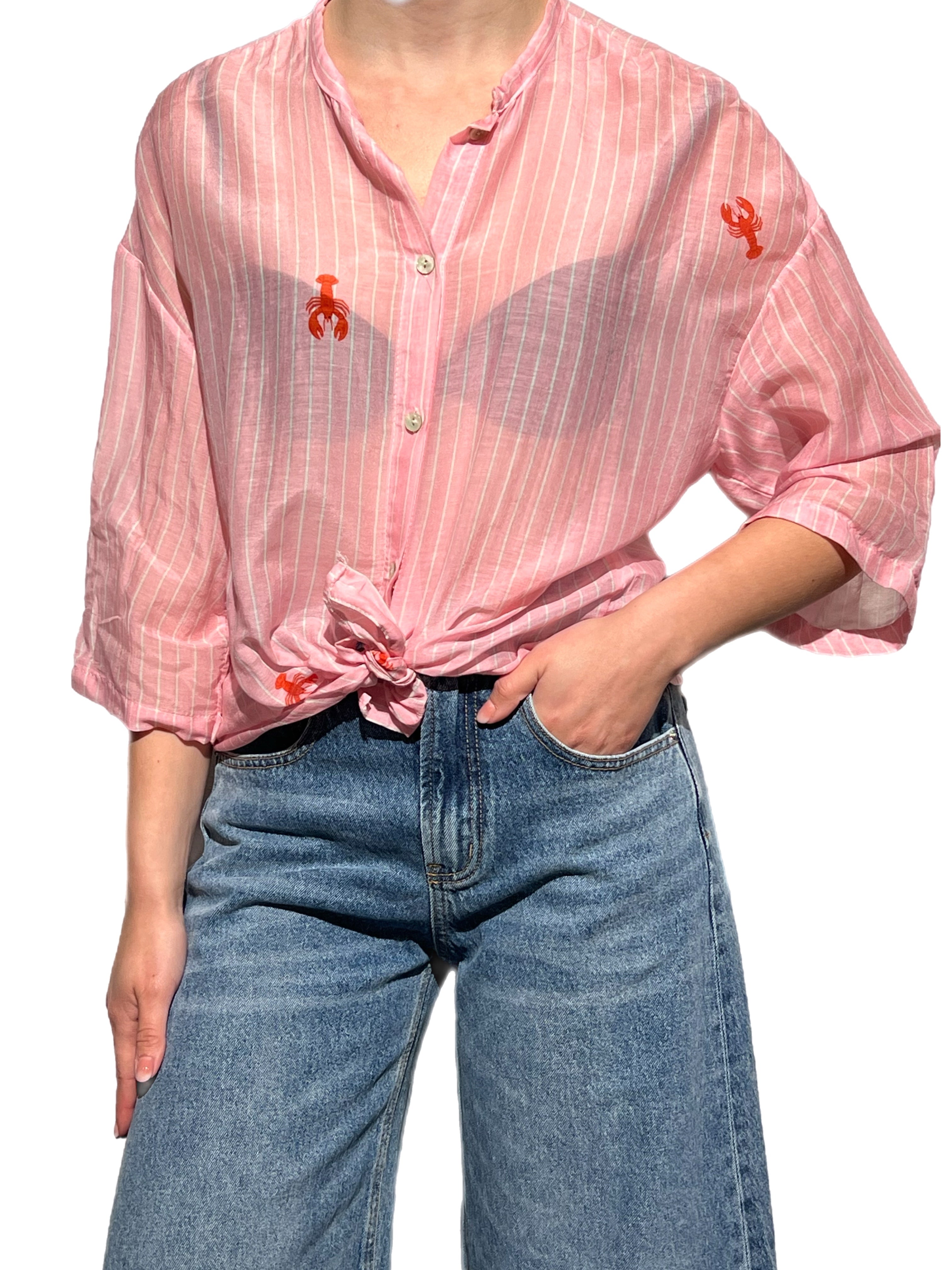 Matié camicia Alice aragosta