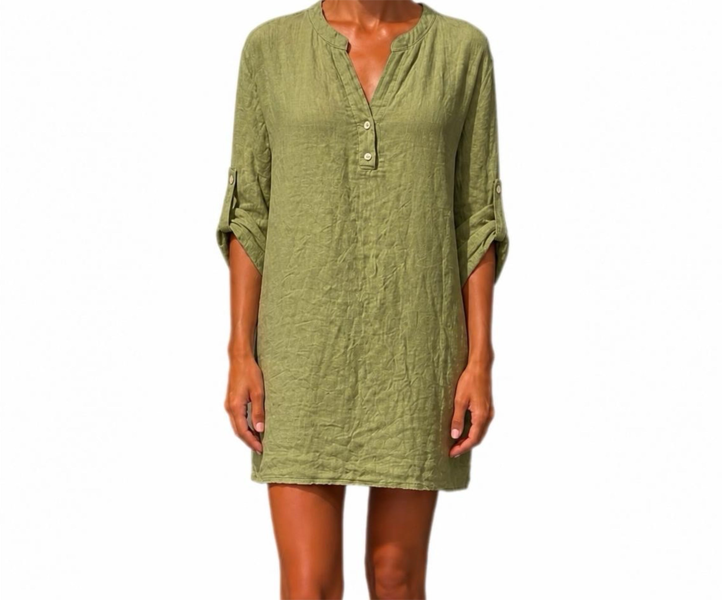 Matié abito midi verde