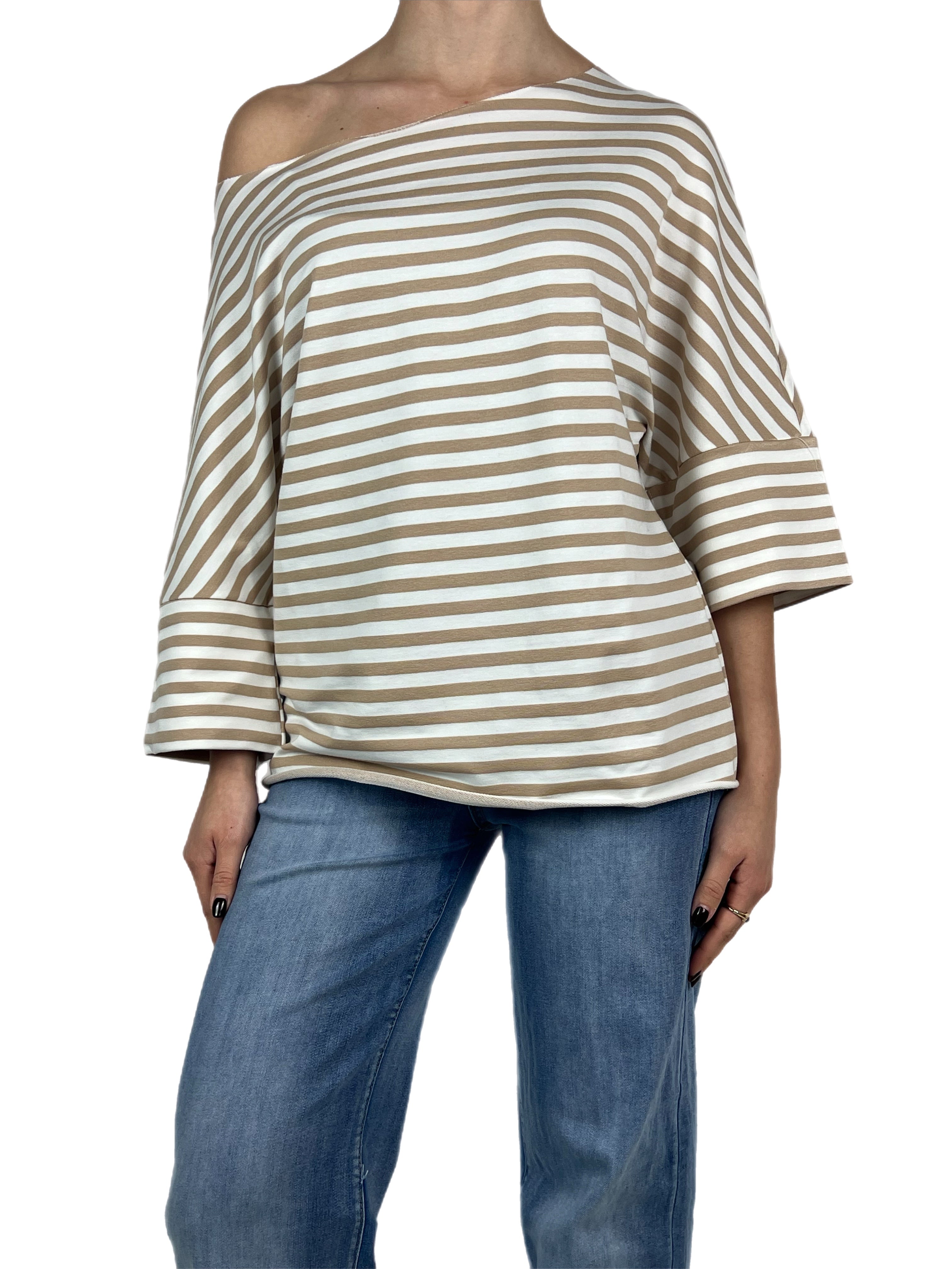 Matié maglia zebra sabbia