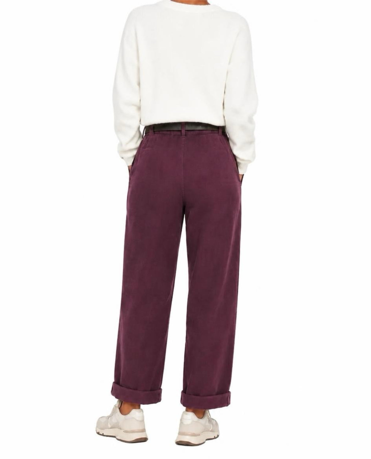 Susy mix pantalone stellina vino