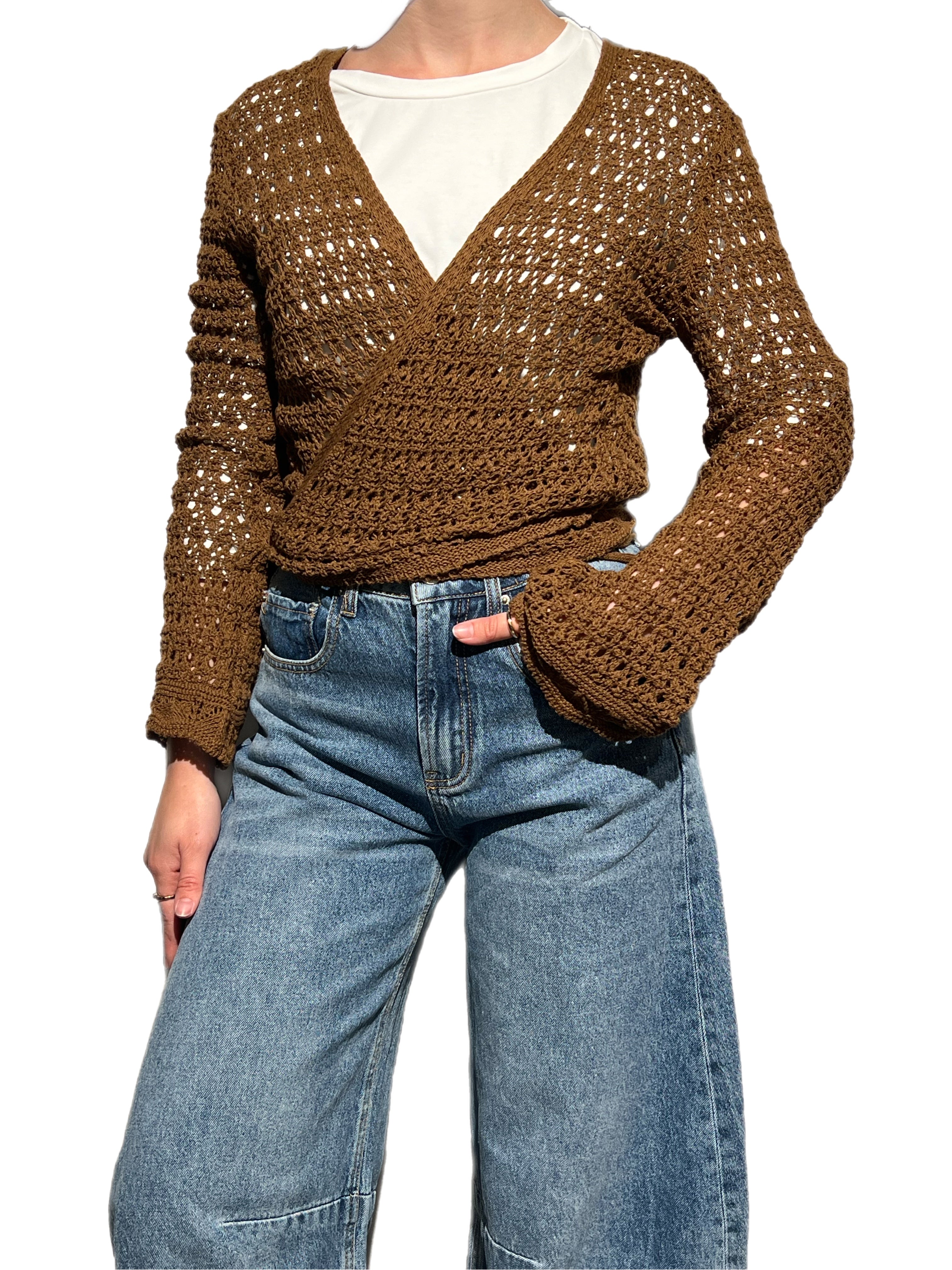Matié cardigan emerald tabacco