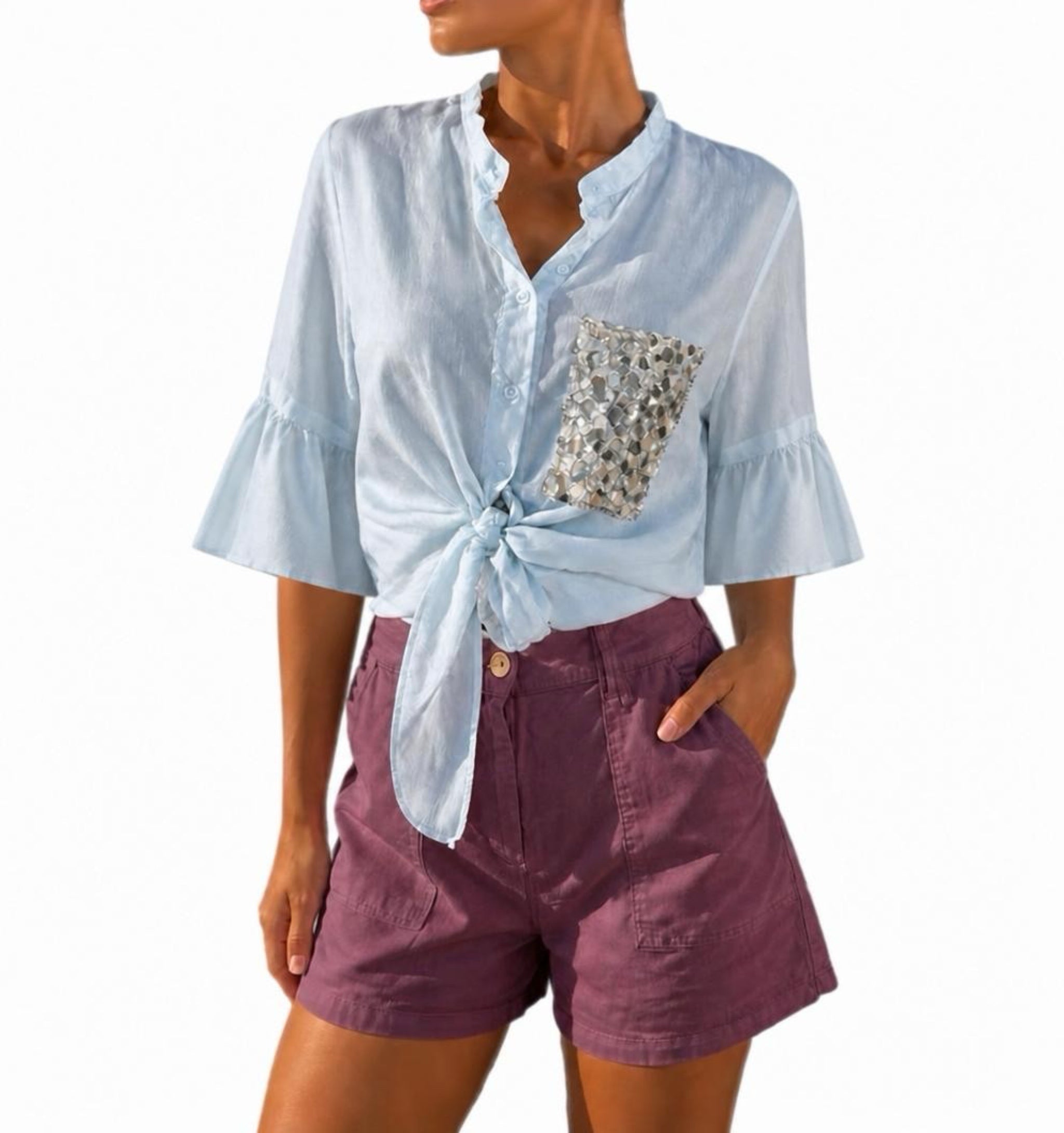 Matié shorts Summer prugna