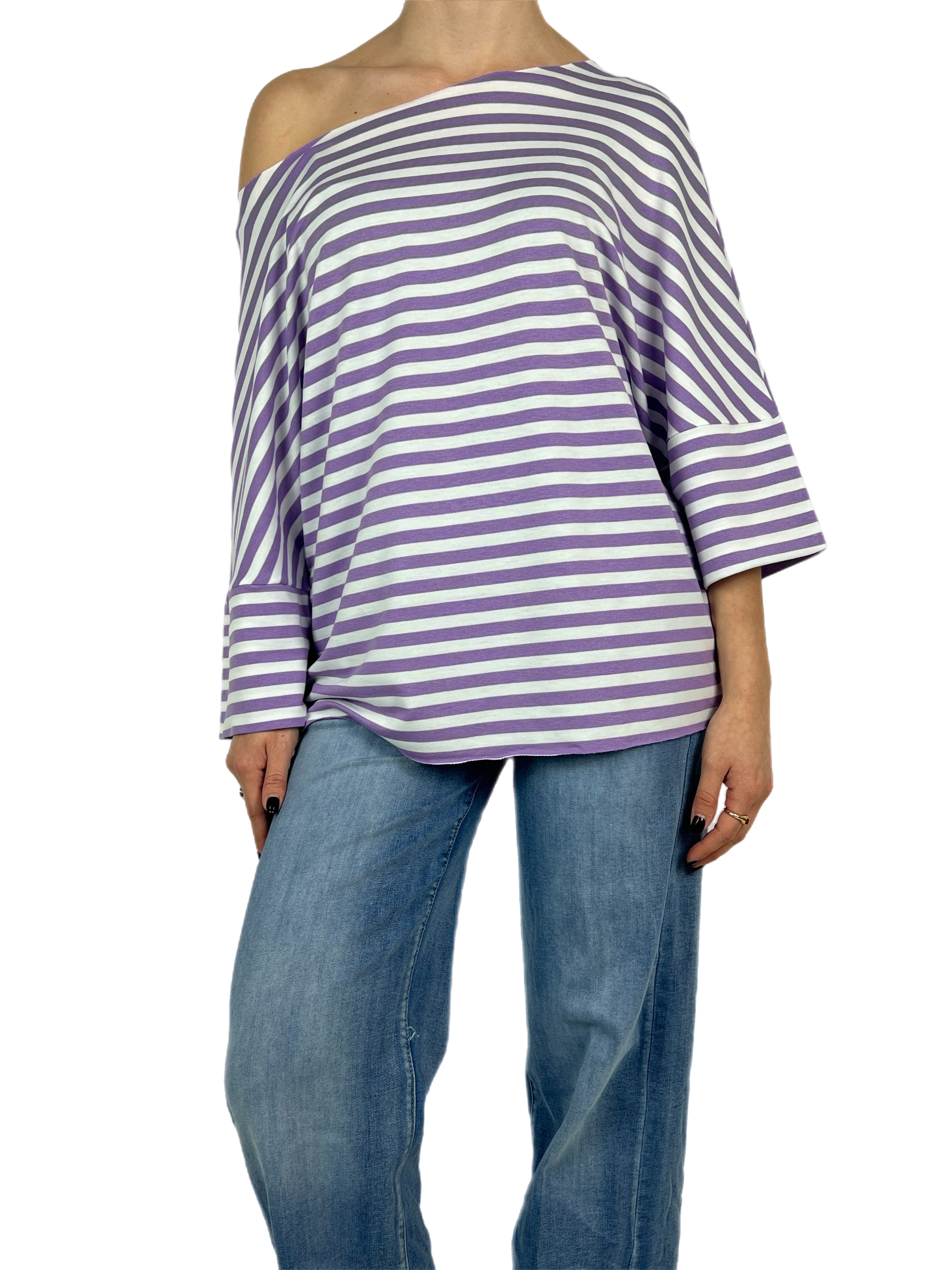 Matié maglia zebra lilla