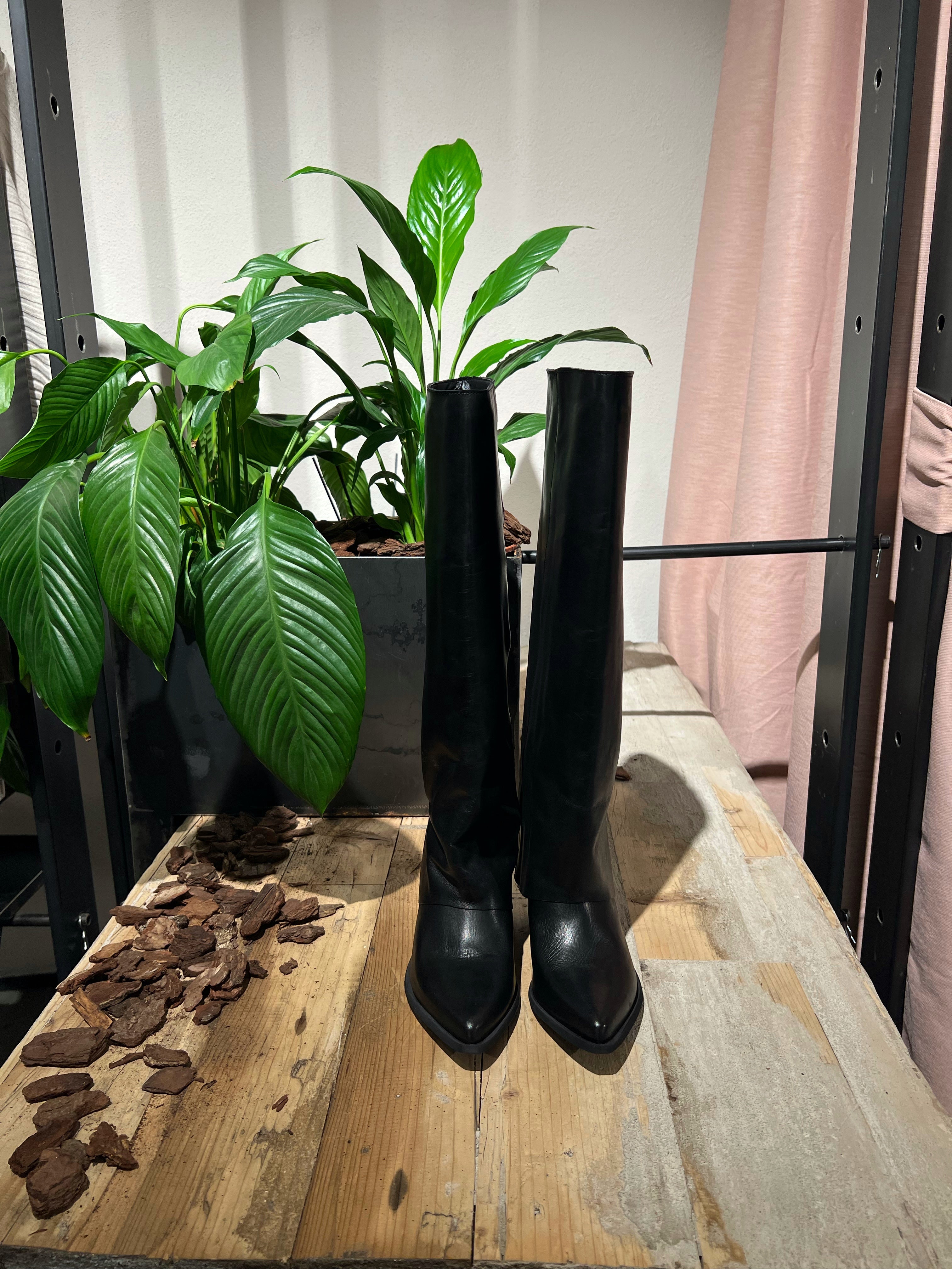 Texani pelle gambale alto