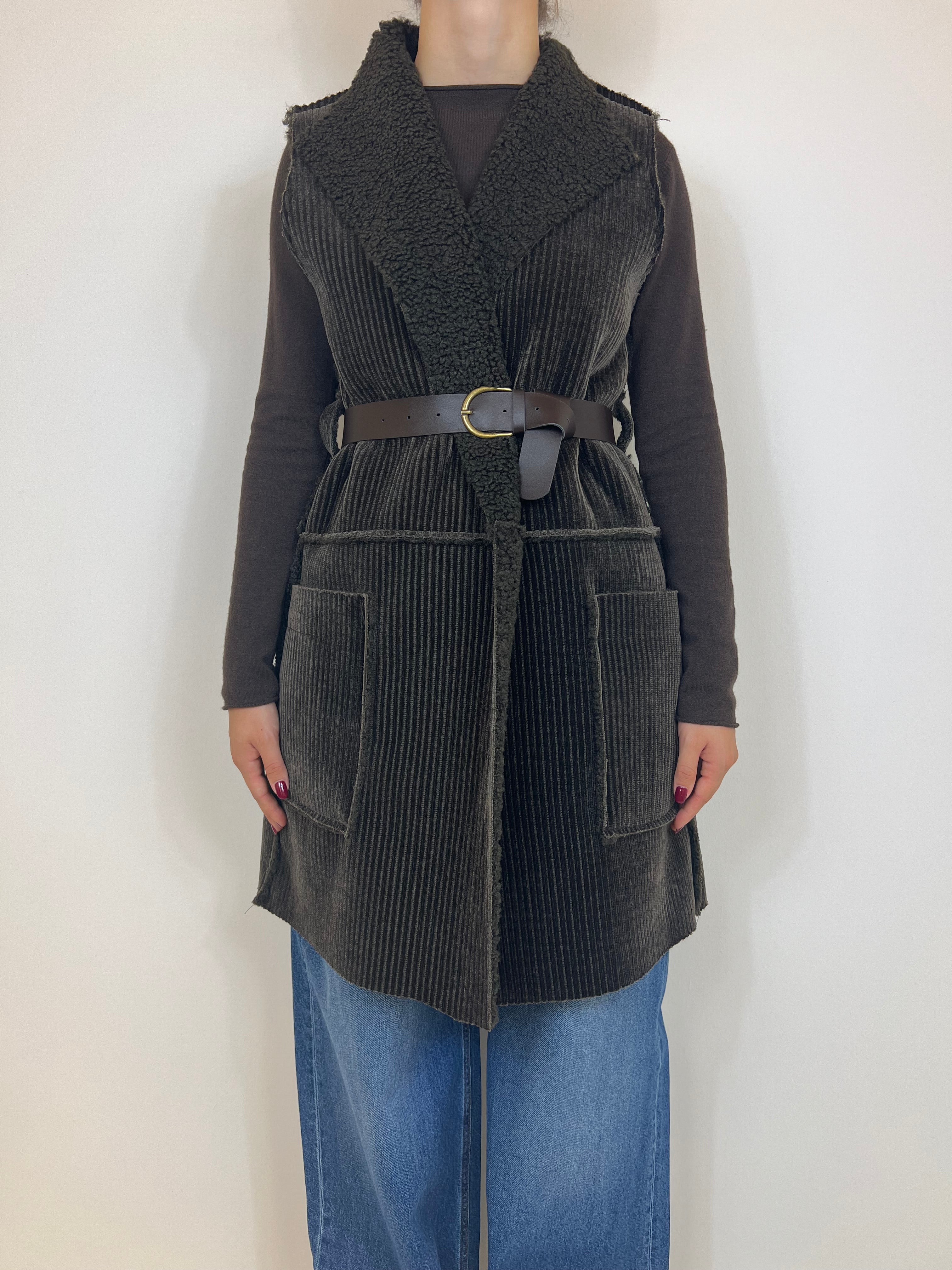 Matié gilet velluto sheep