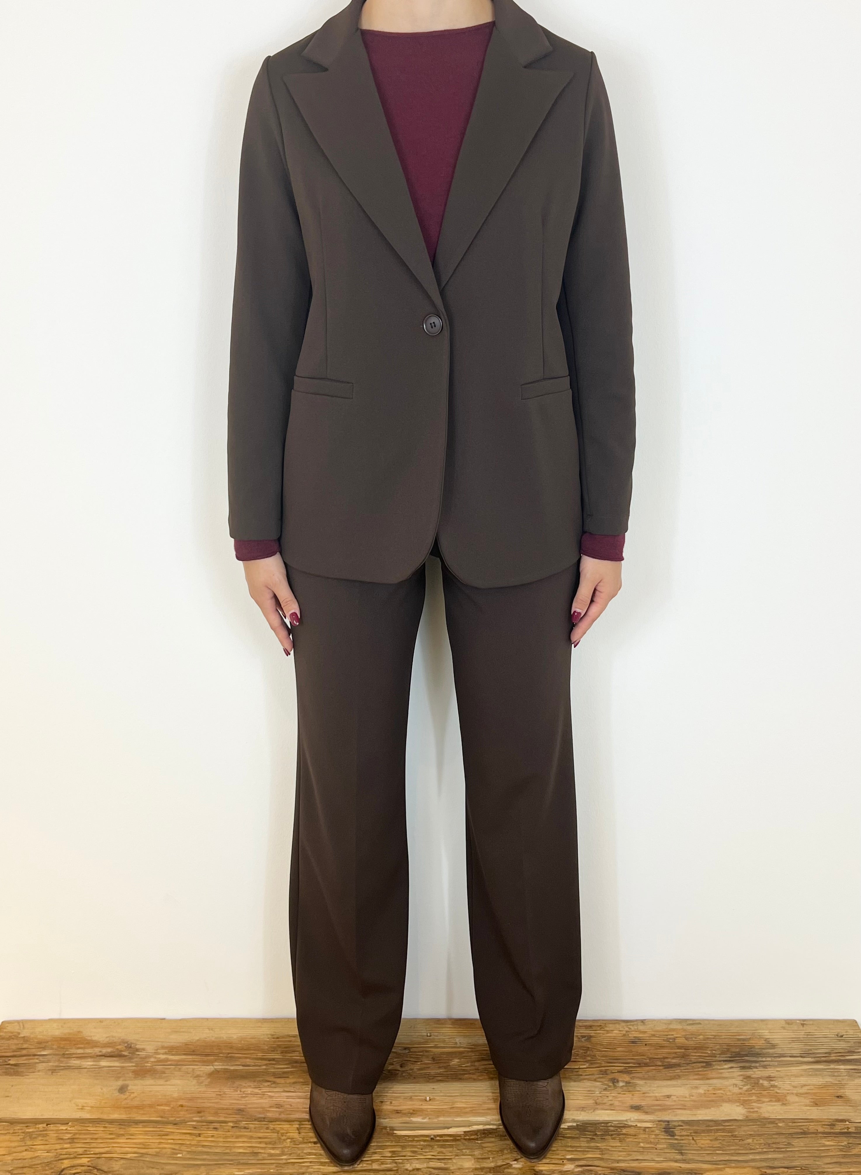 Matié blazer ester cioccolato