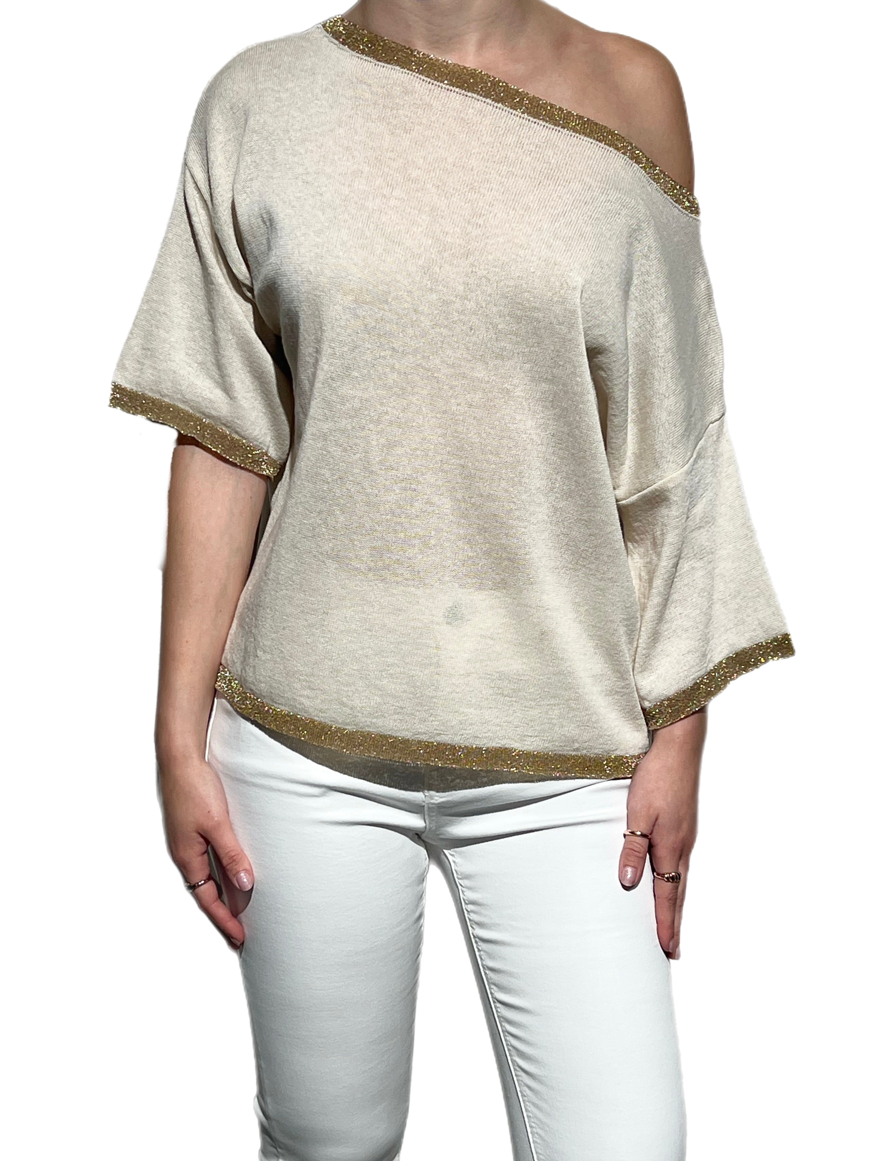 Matié maglia zeno beige