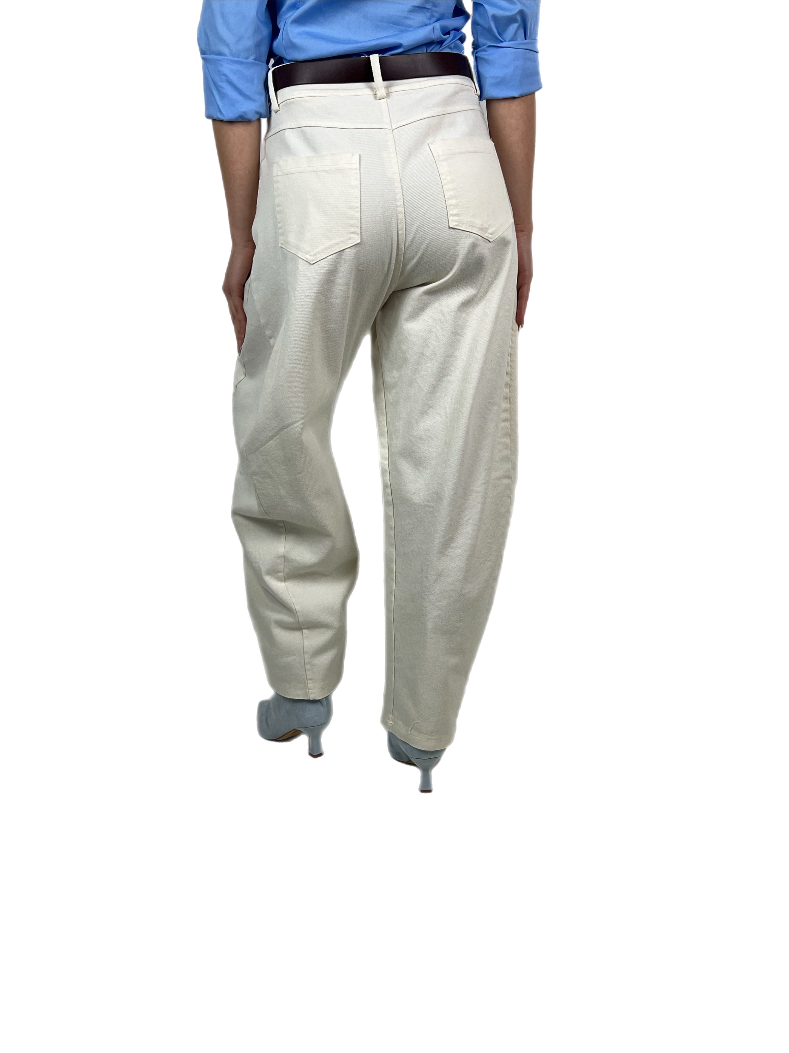 Matié pantalone geranio panna