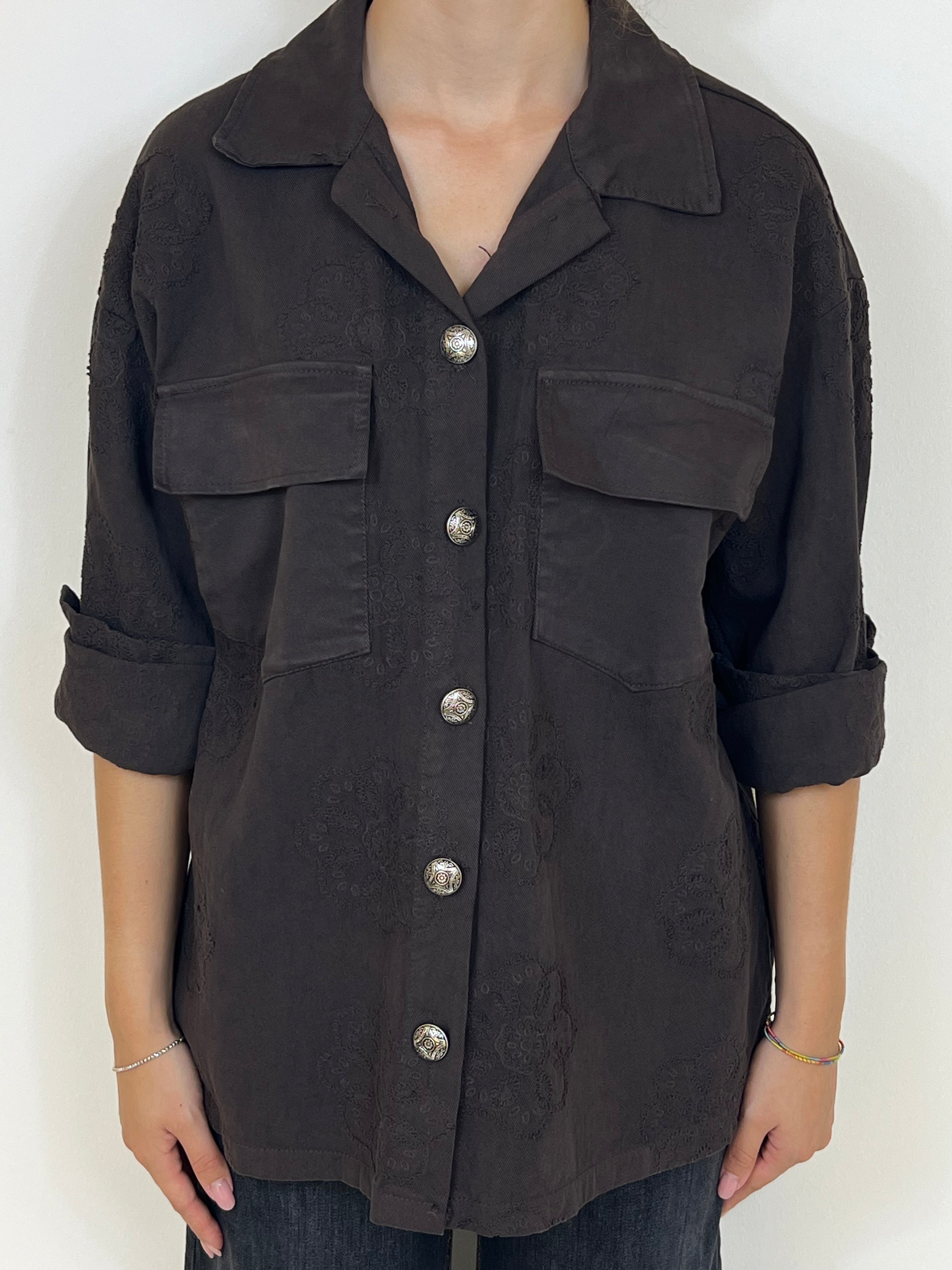 Matié Giacca-camicia ricami