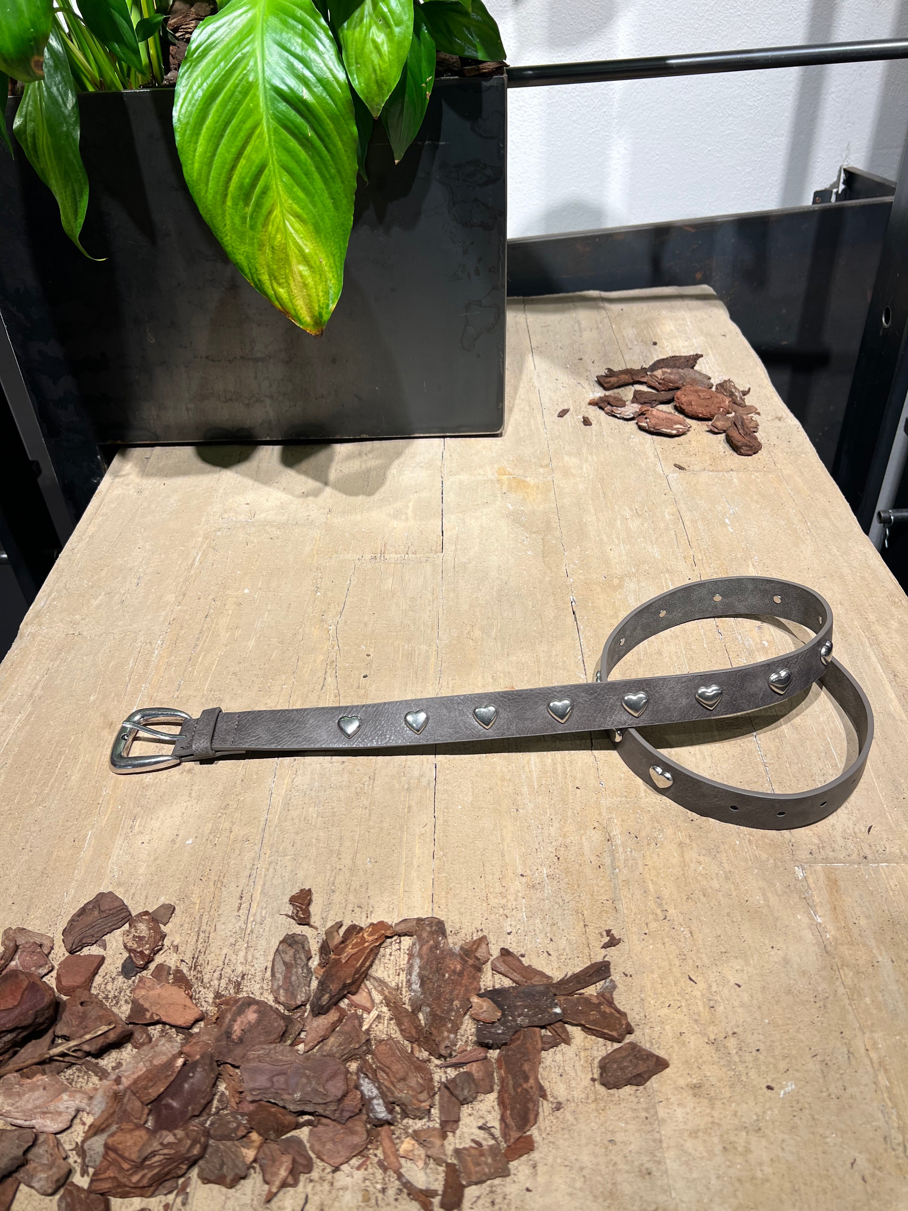 Matié cintura cuoricino grigio