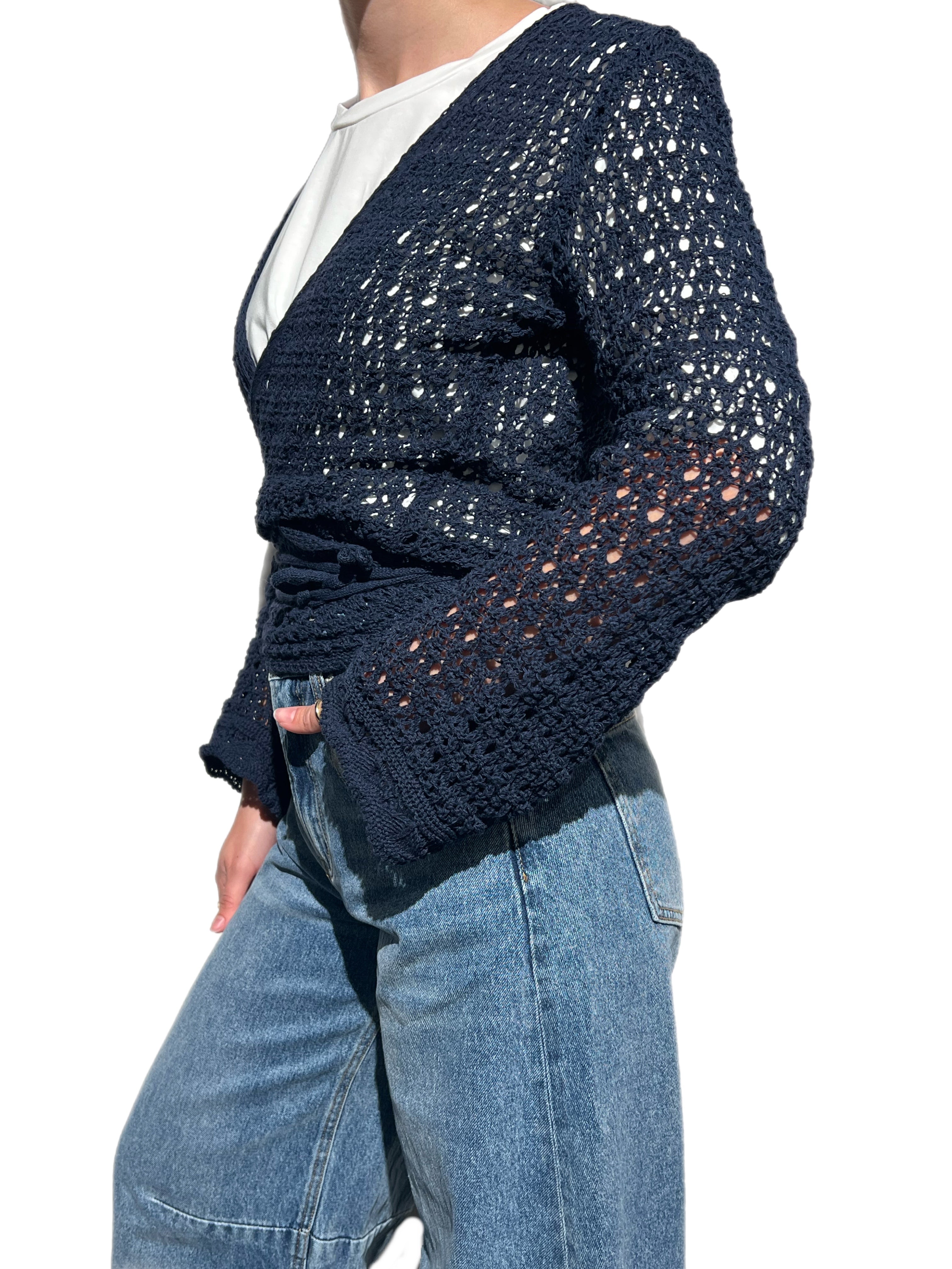 Matié cardigan emerald blu