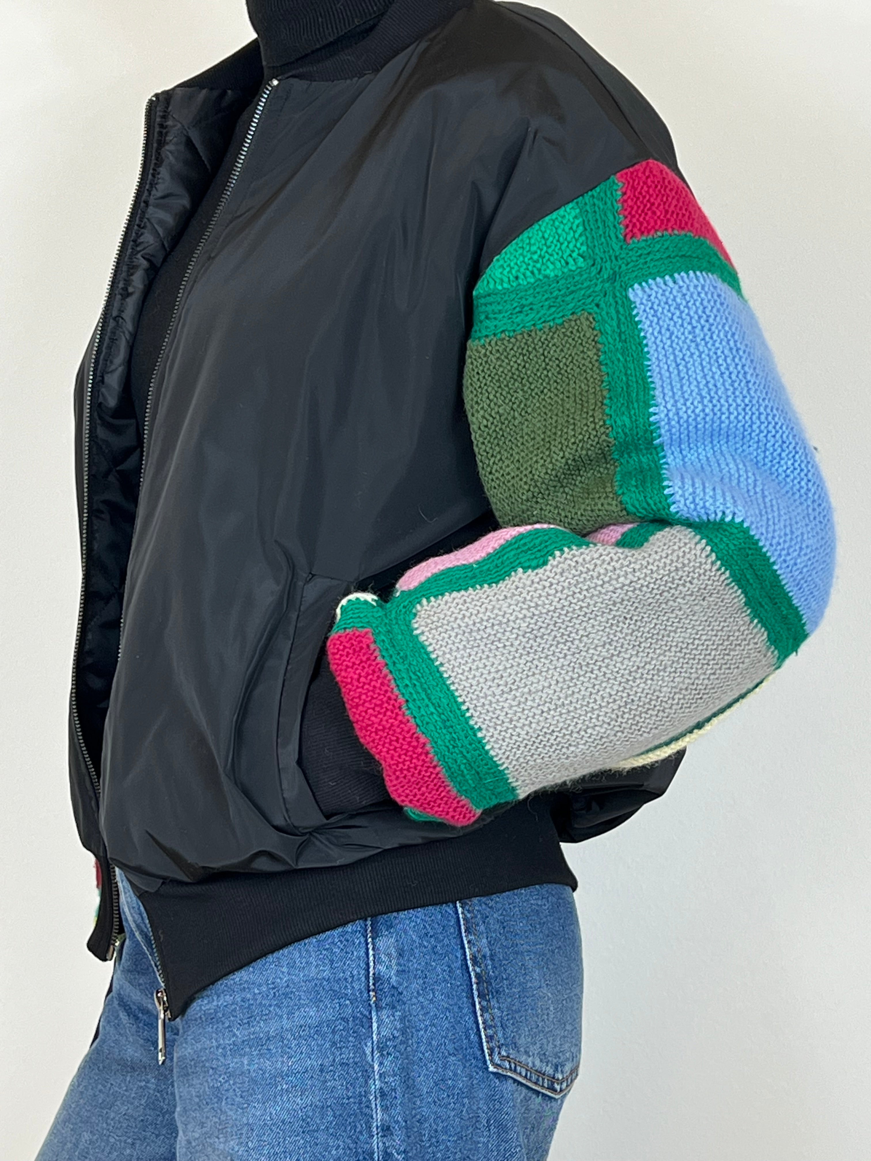 Susy Mix bomber crochet patch