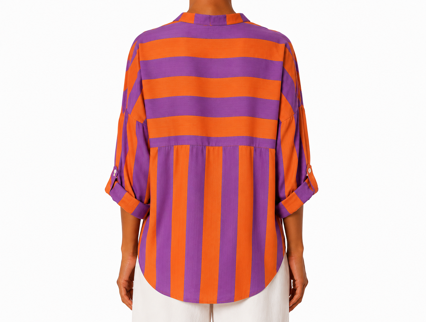 Matié camicia kylie arancio/viola