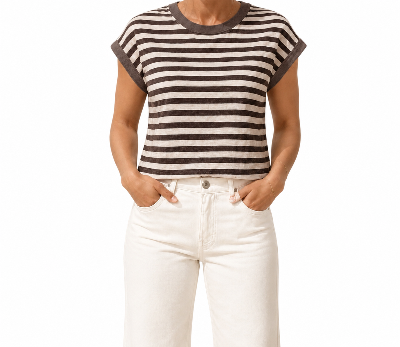 Matié maglia riviera panna/ciokko