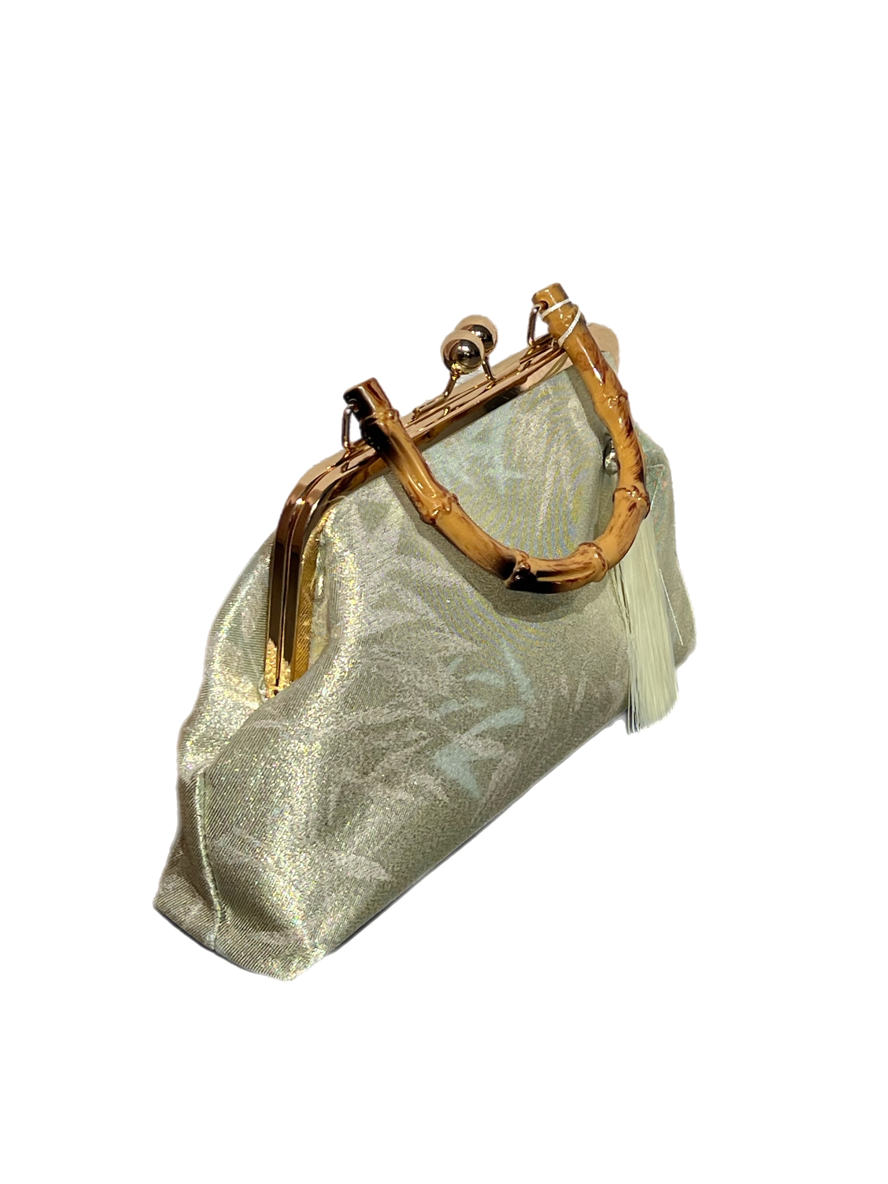 Matié borsa bambù salvia