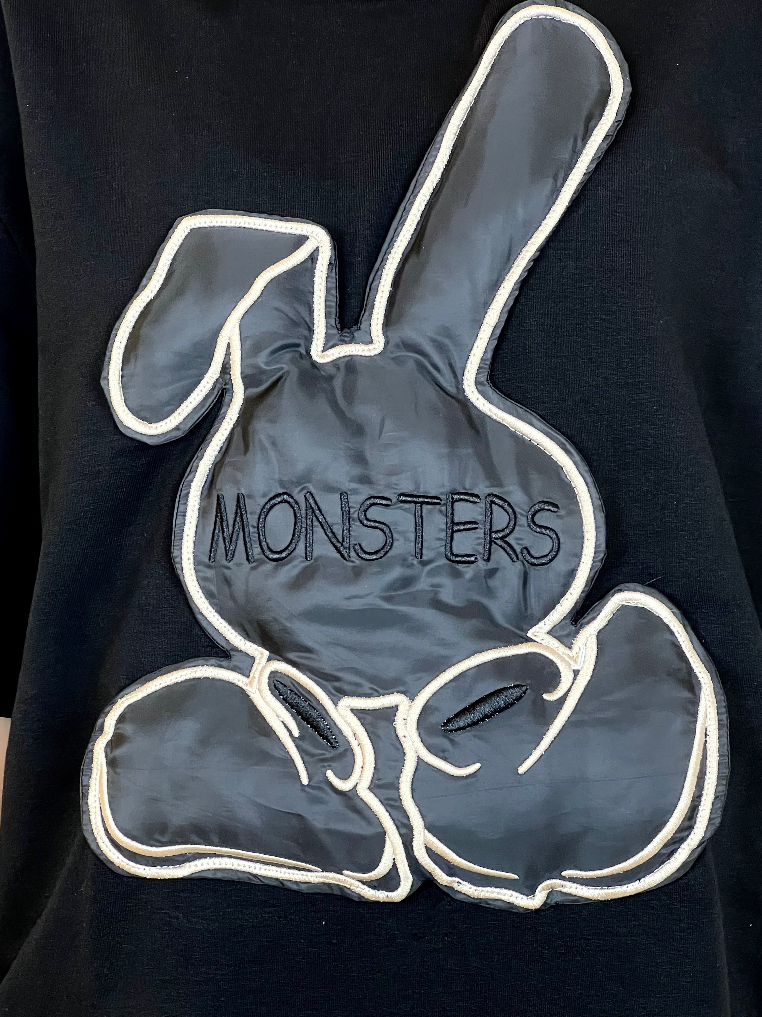 Susy Mix felpa monsters nera