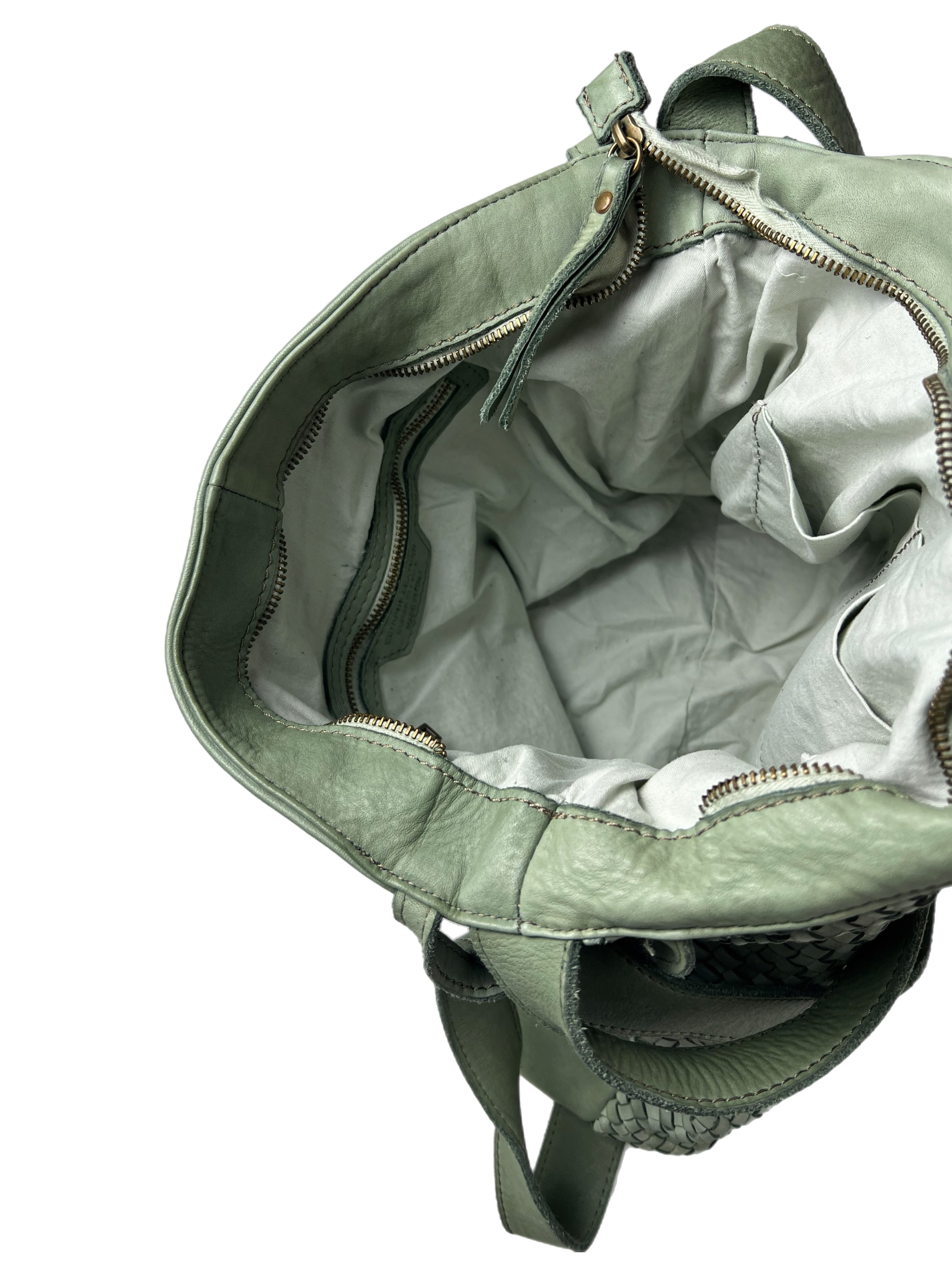 Matié borsa pelle Benidorm salvia