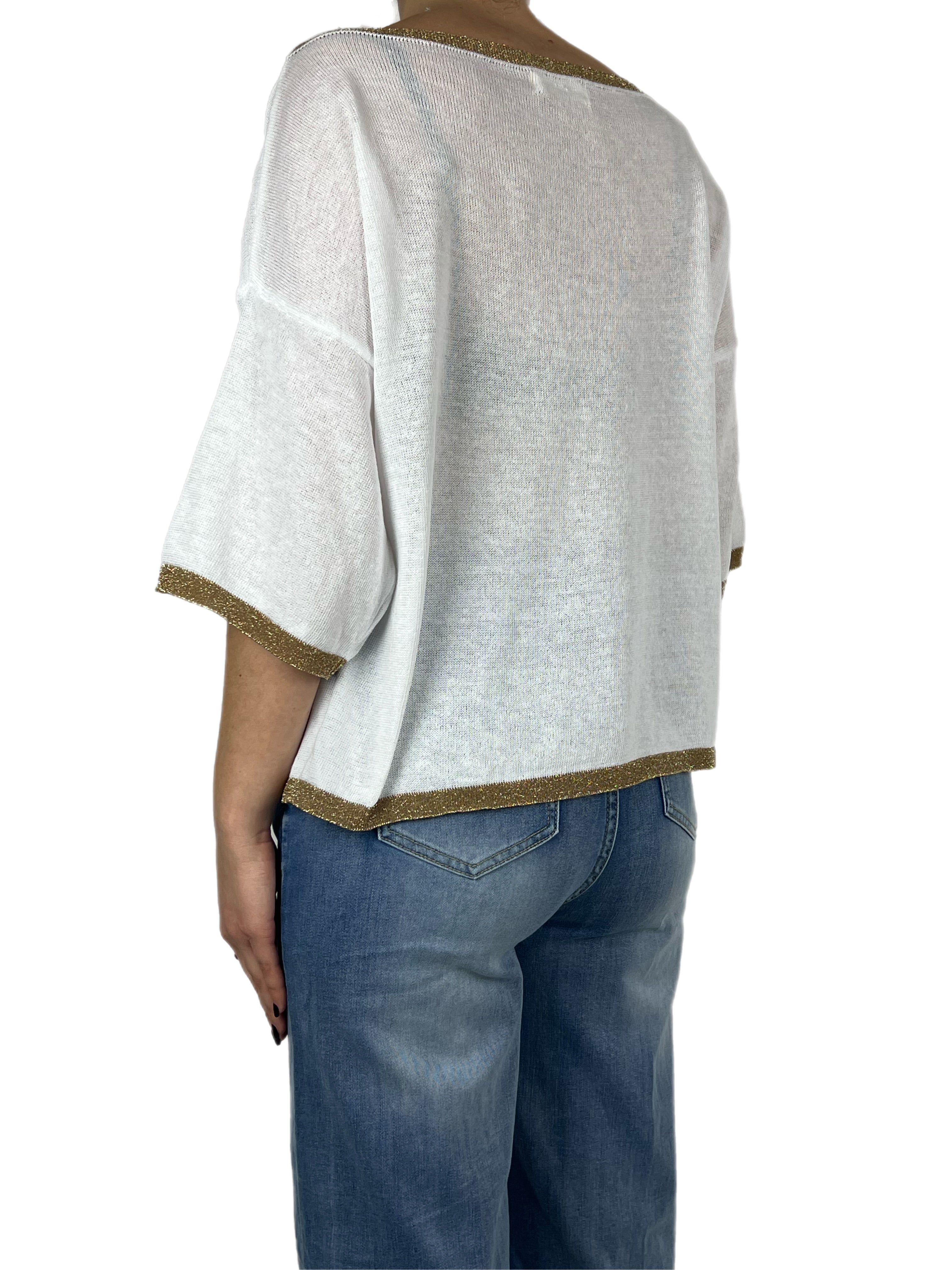 Matié maglia Zeno bianco