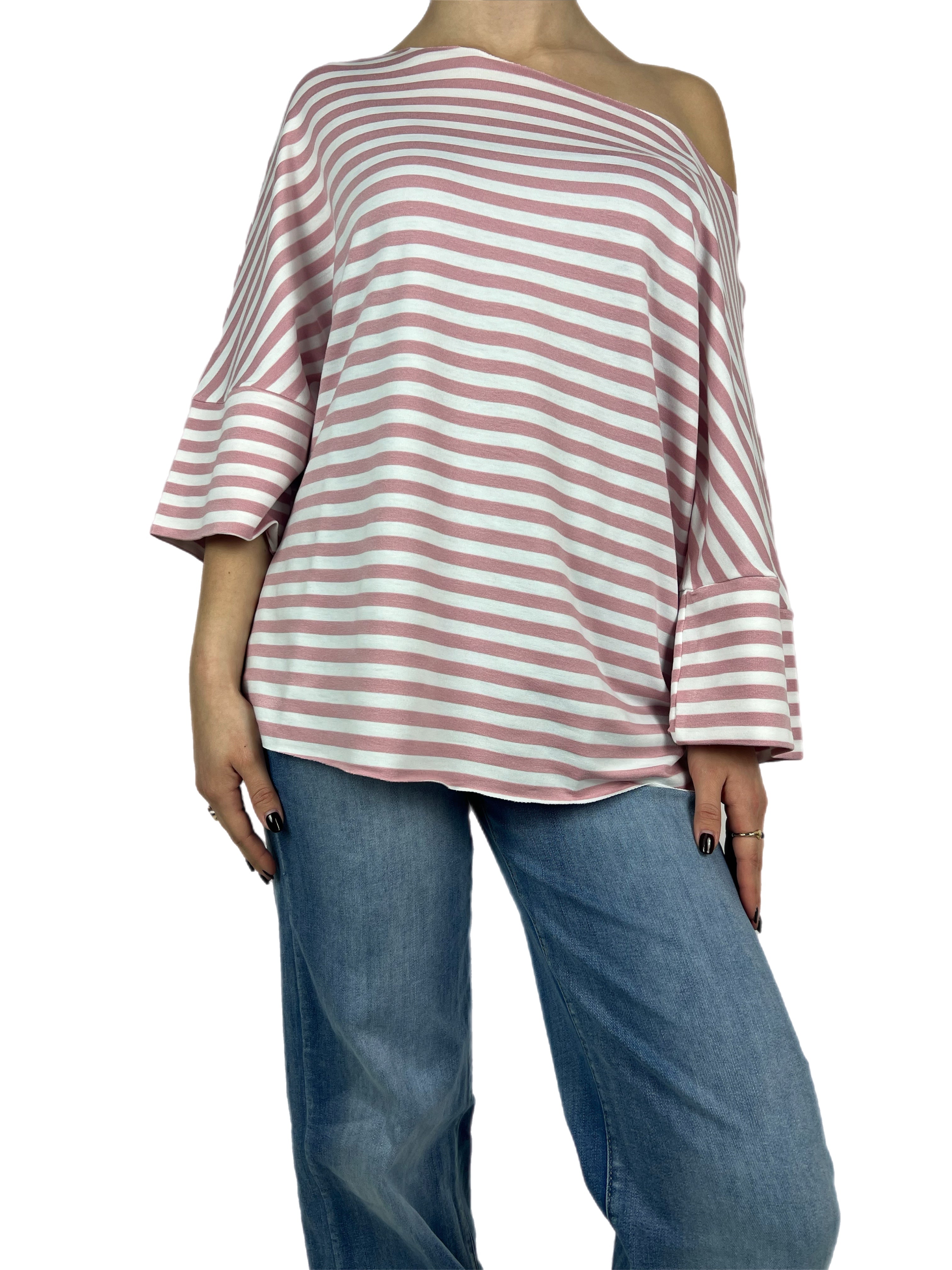 Matié maglia zebra rosa