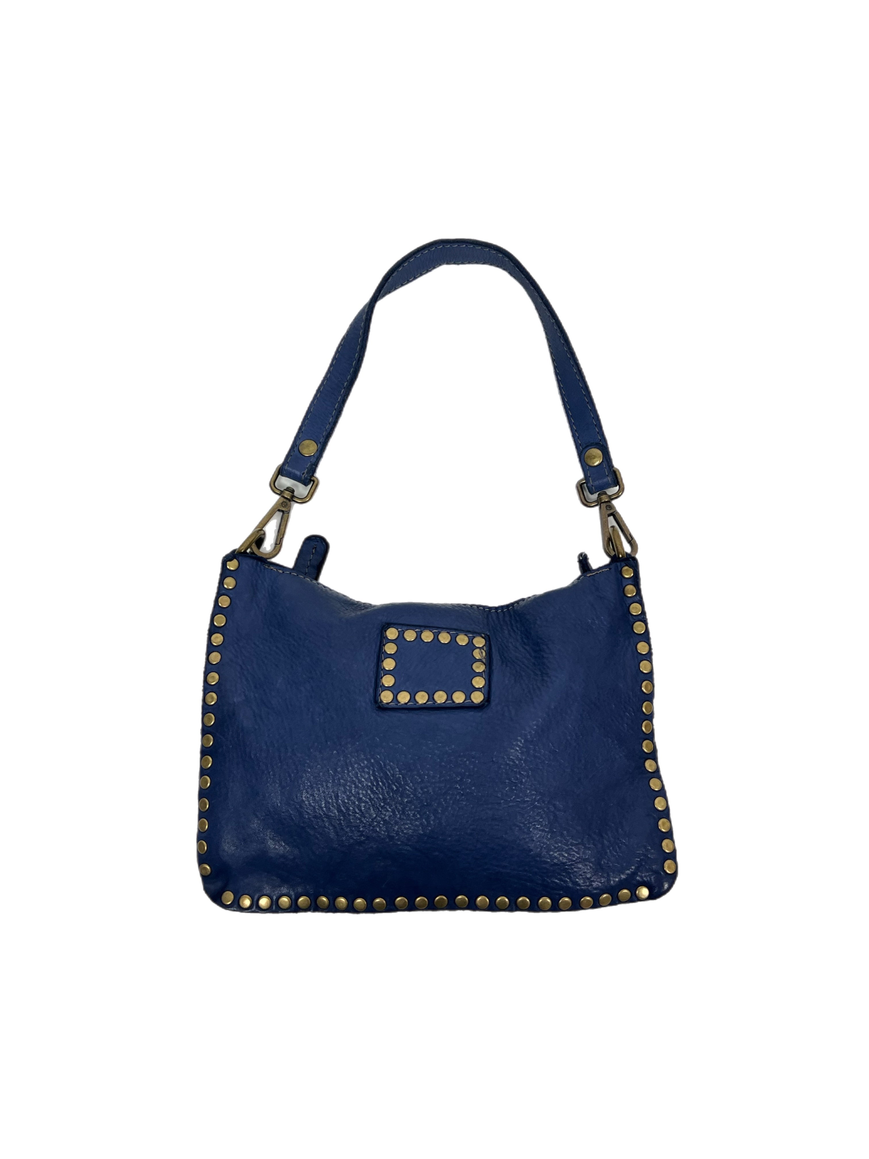 Matié borsa pelle Bilbao blu
