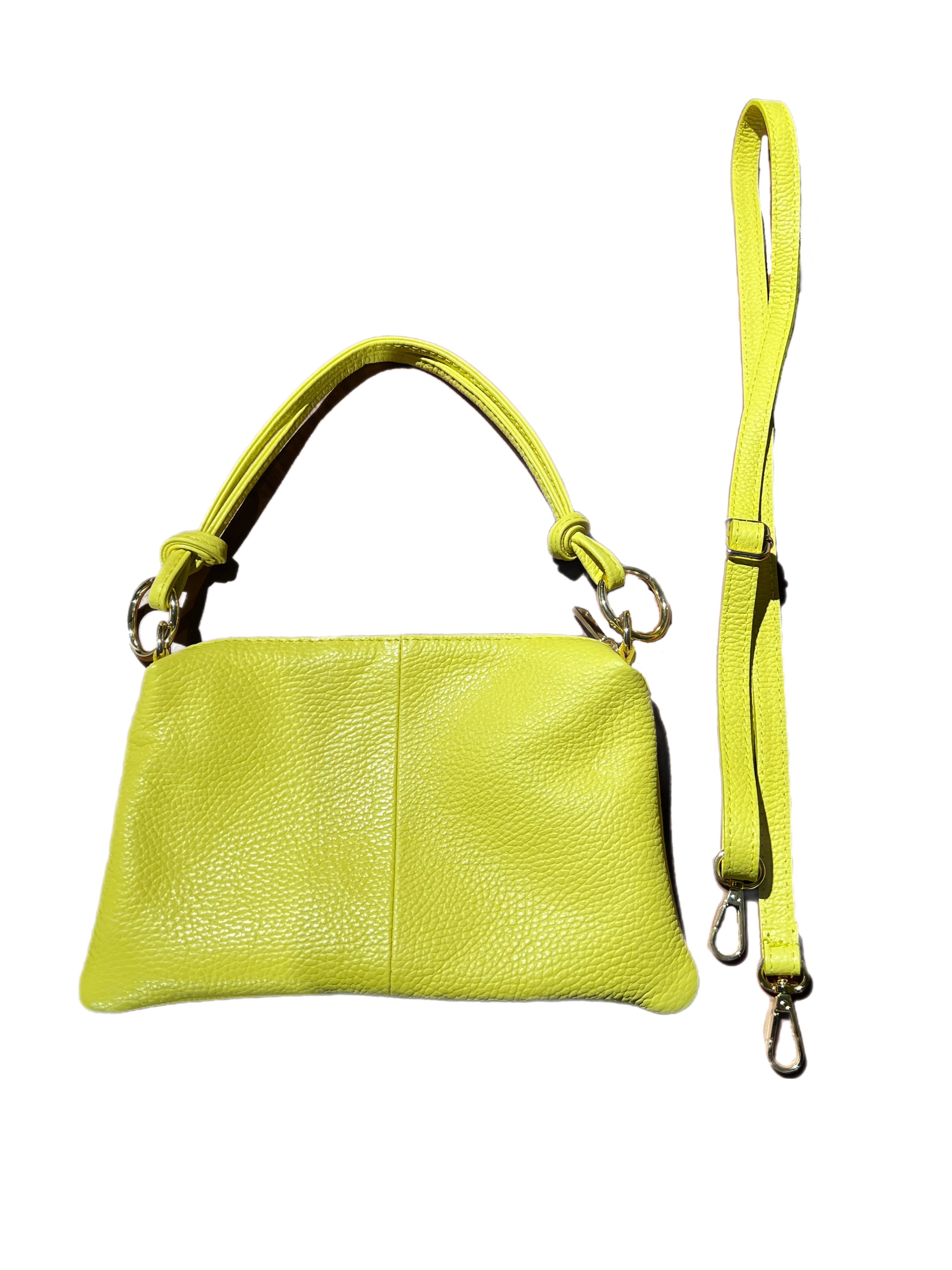 Matié borsa kiky pelle limone