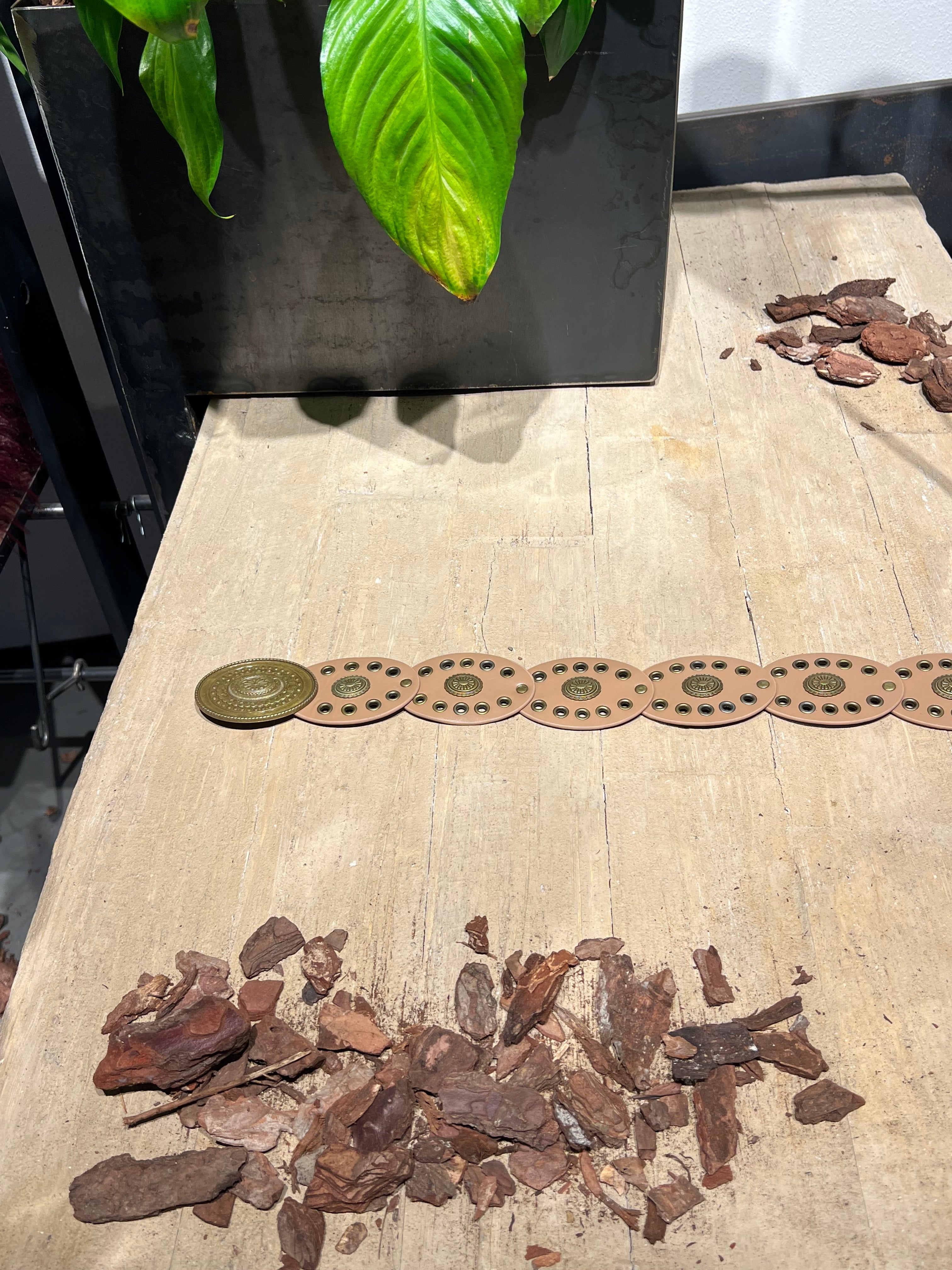 Matié cintura pelle Colorado sabbia