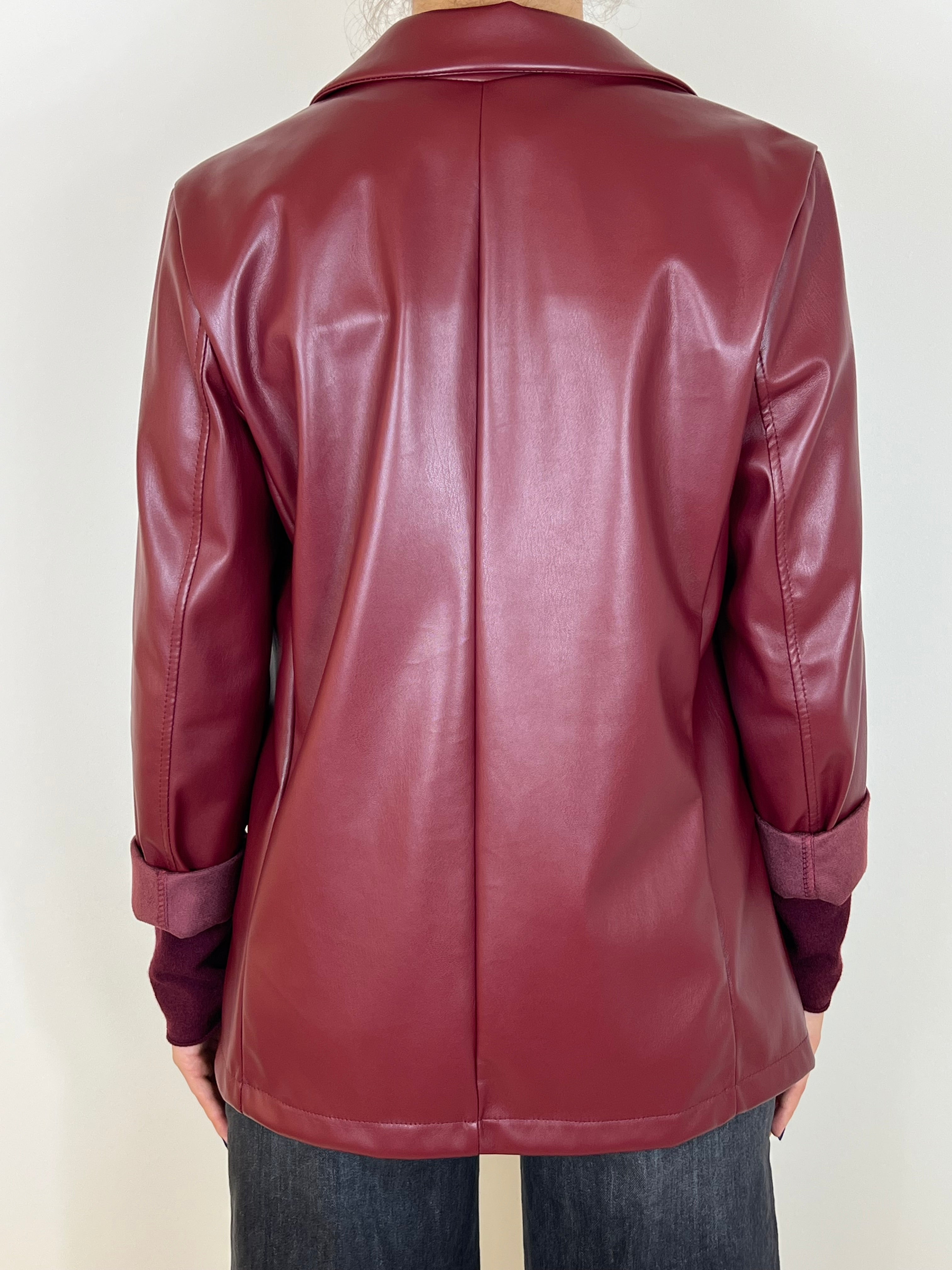 Matié giacca ecopelle oxford