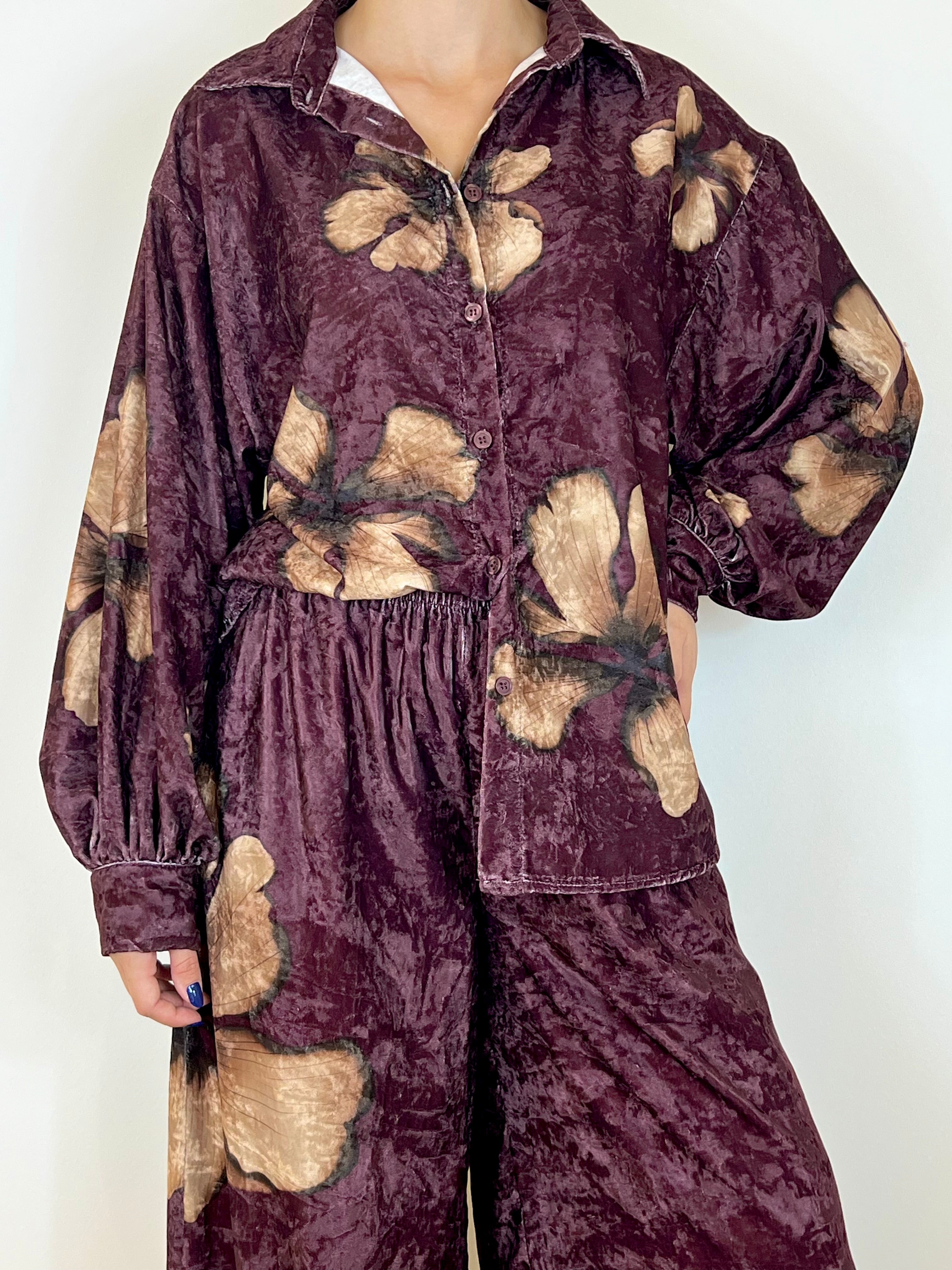 Matié camicia beverly melanzana