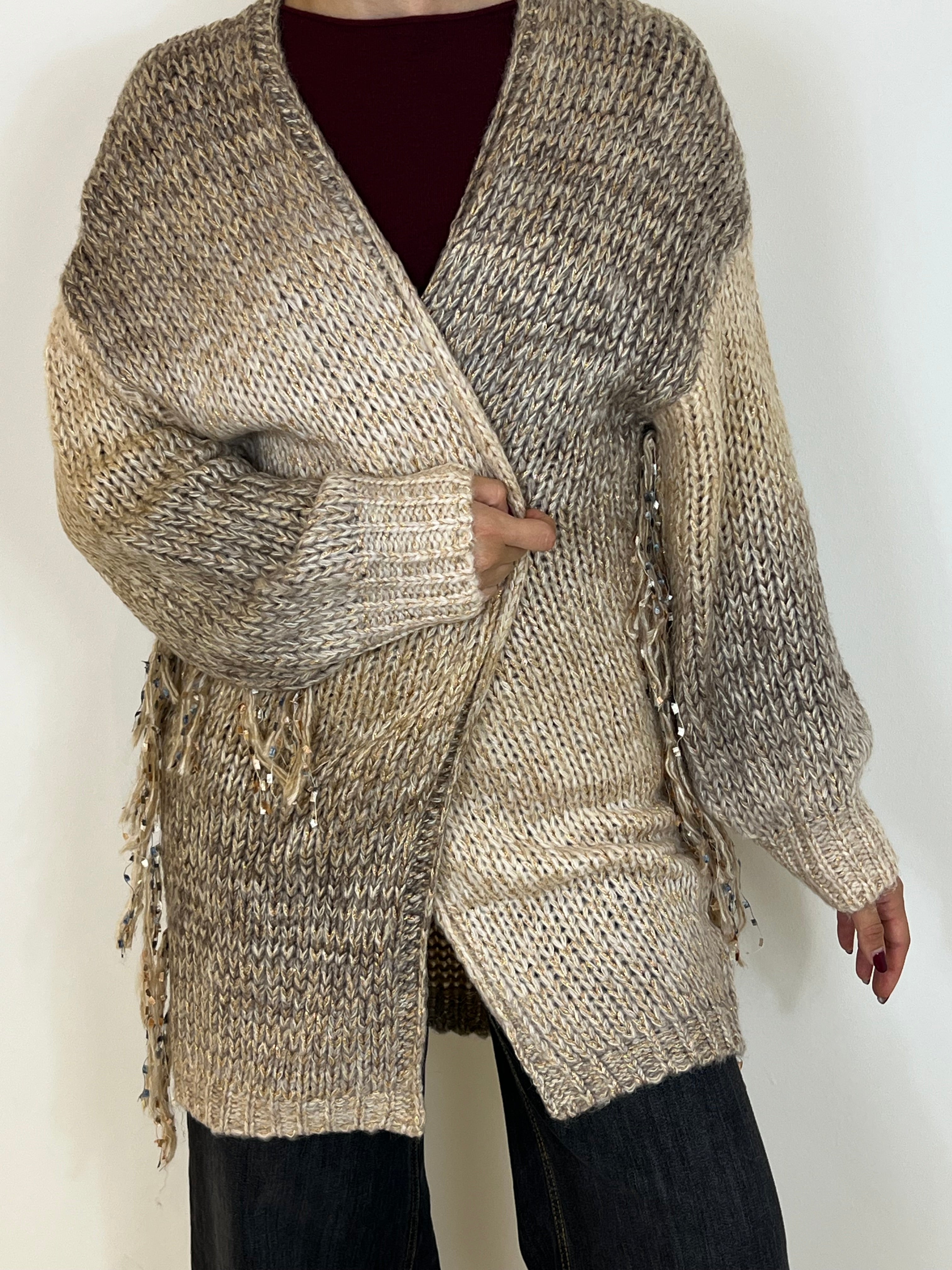 Matié cardigan frange mimi
