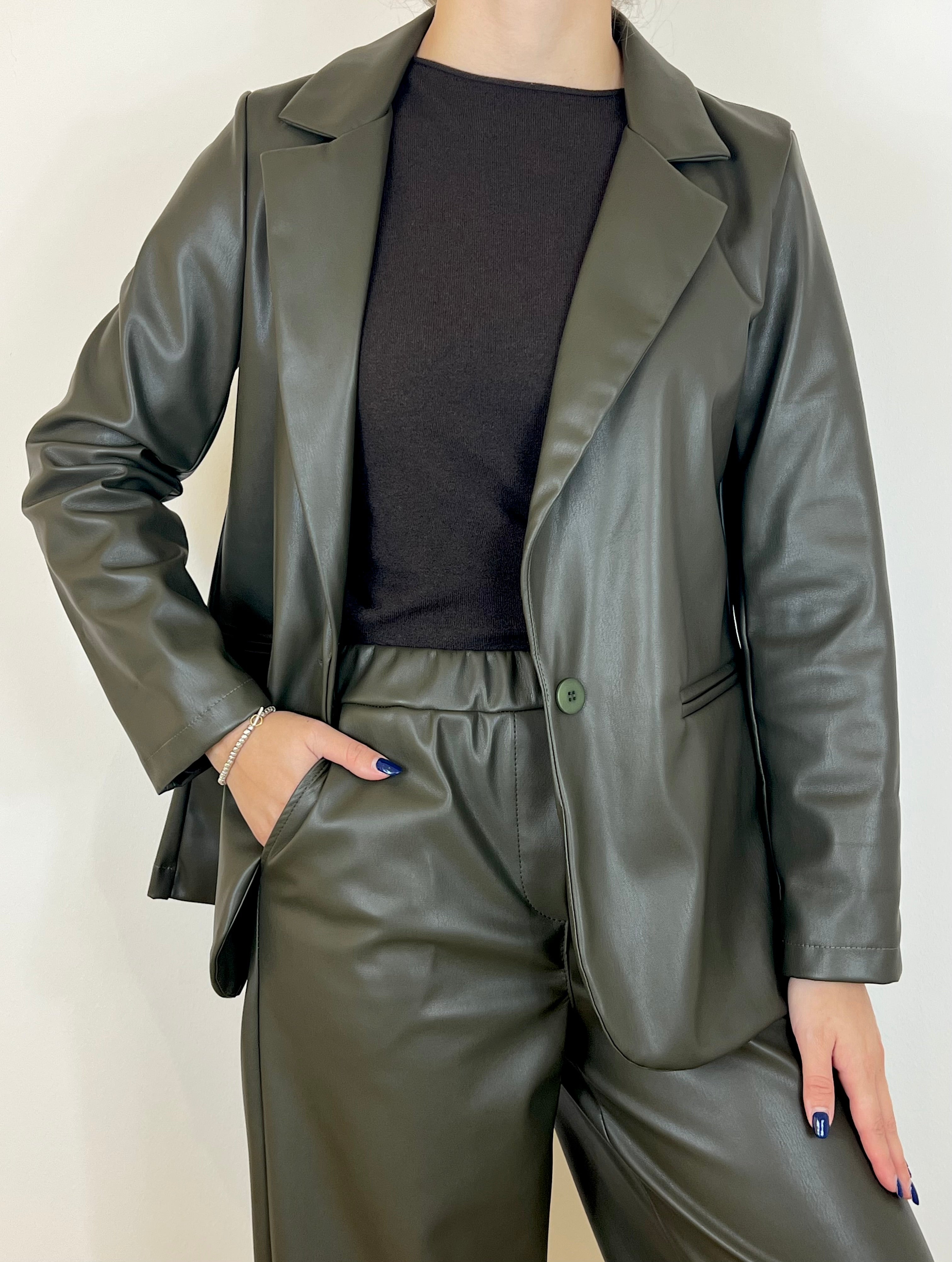 Matié blazer Oxford verde