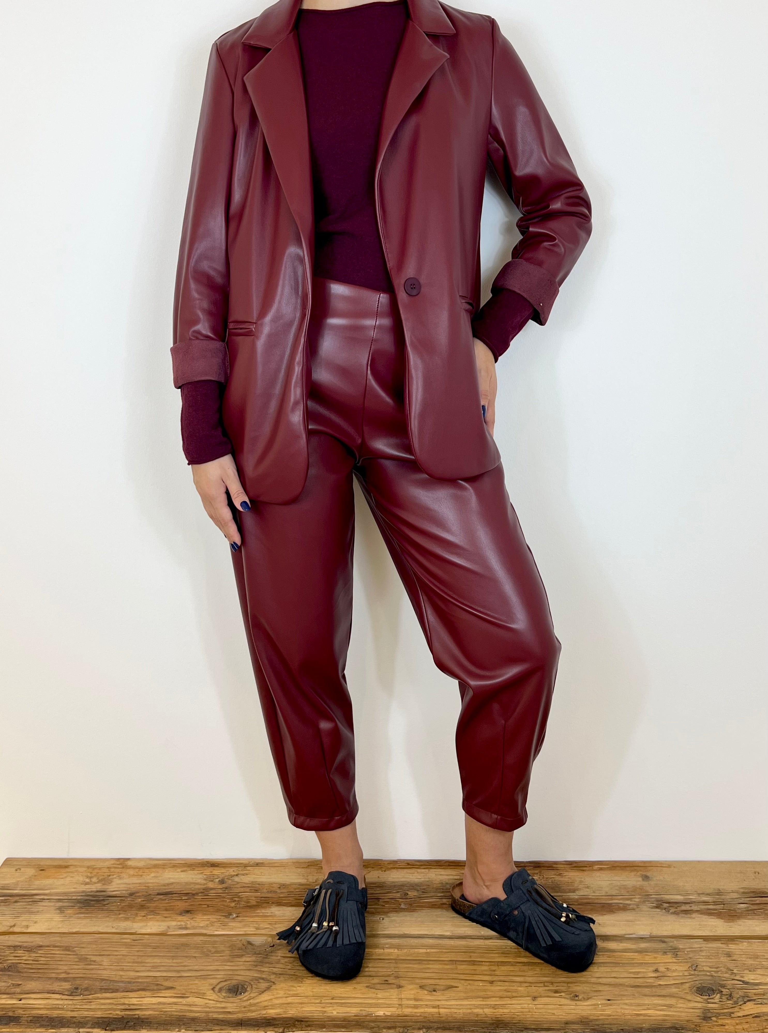 Matié giacca ecopelle oxford