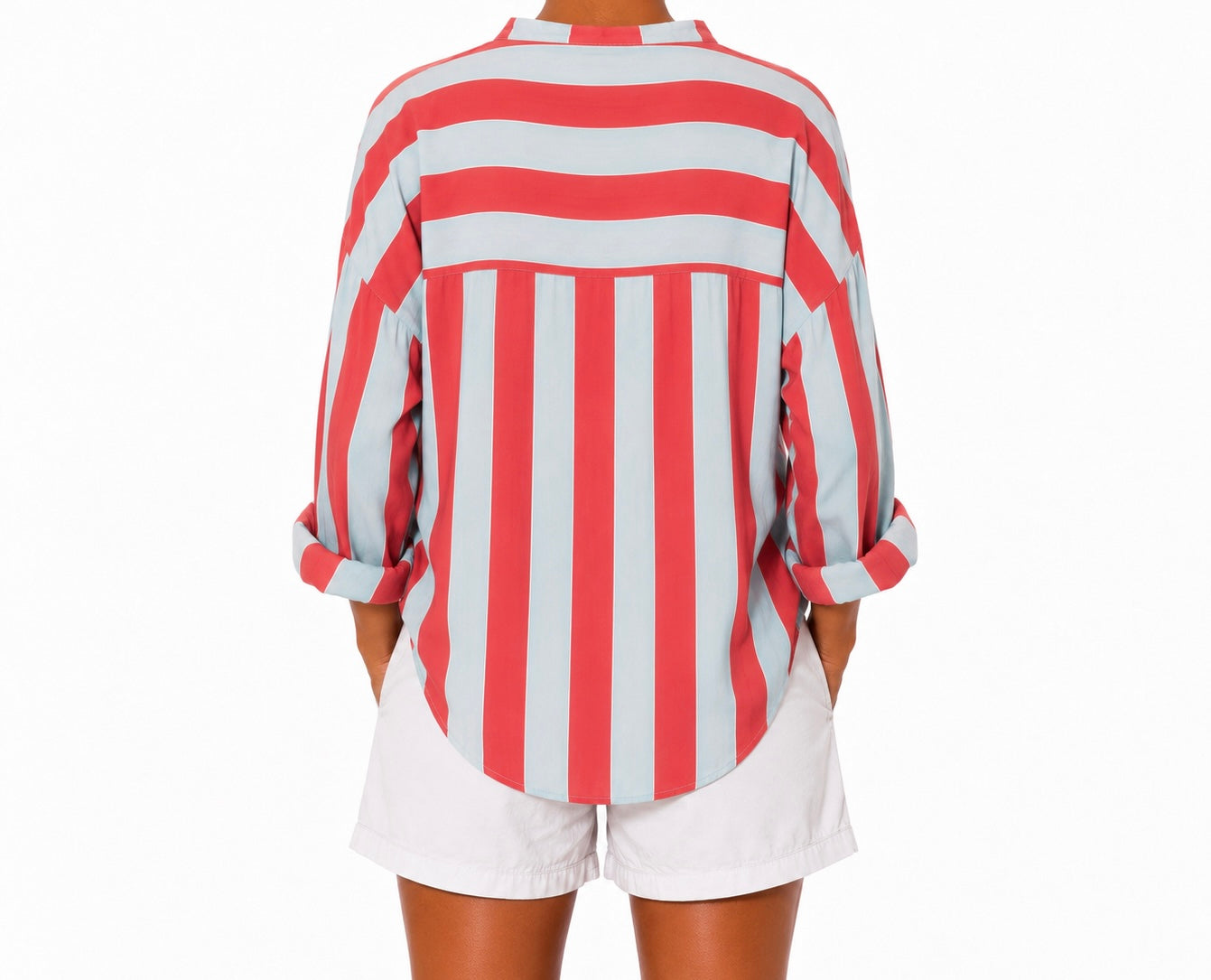 Matié camicia Blanca azz./rosso